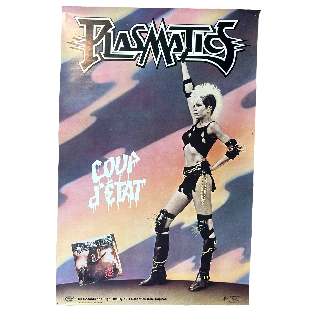 Vintage Plasmatics &quot;Coup d&#39; Etat&quot; Promotional Poster