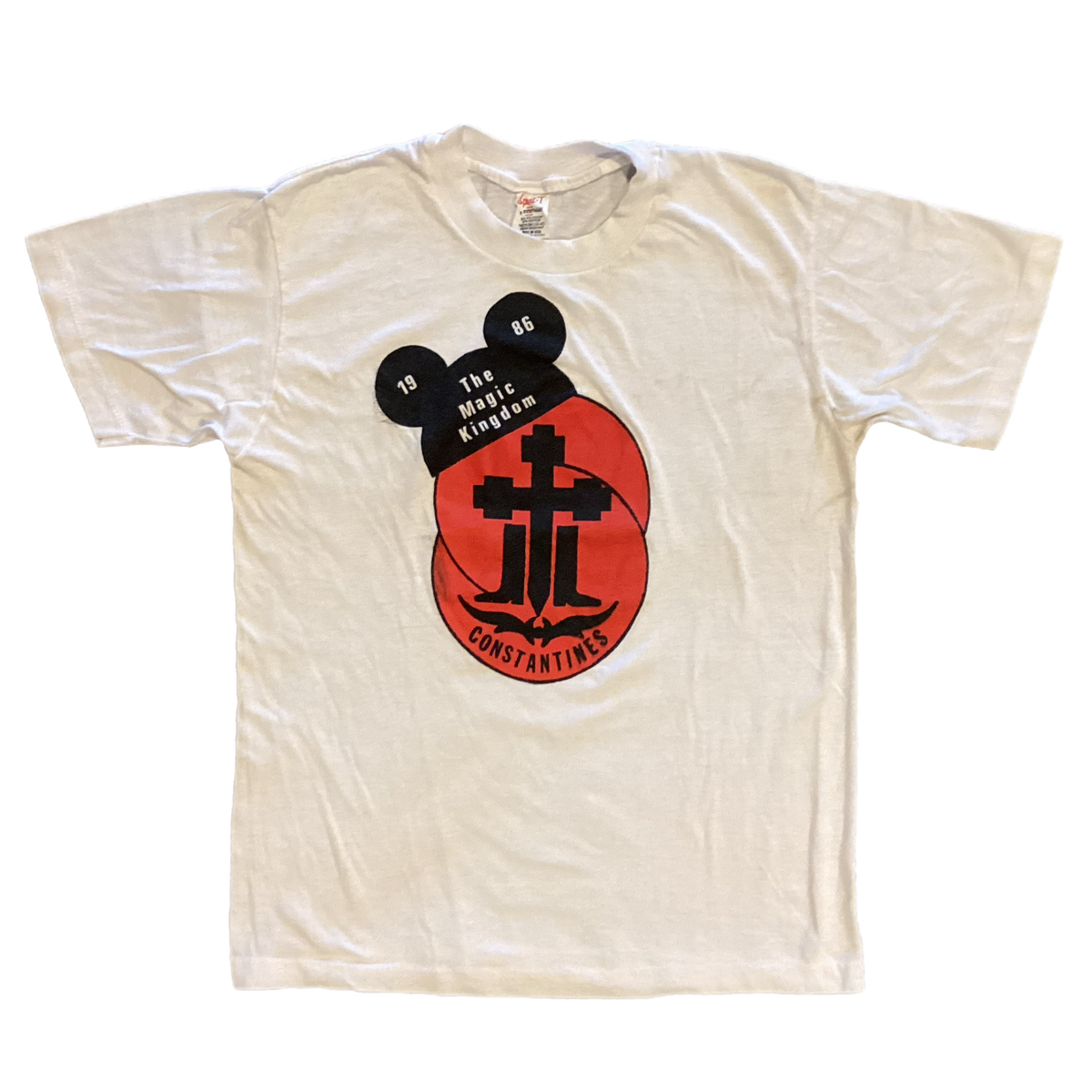 Vintage Constantine&#39;s &quot;The Magic Kingdom&quot; &#39;86 Gay Leather Bar T-Shirt