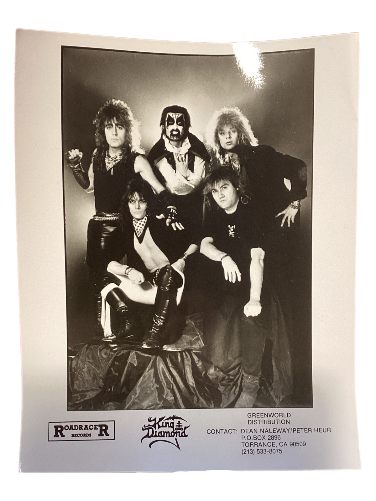 Vintage King Diamond "Fatal Portrait Era" Promo Glossy