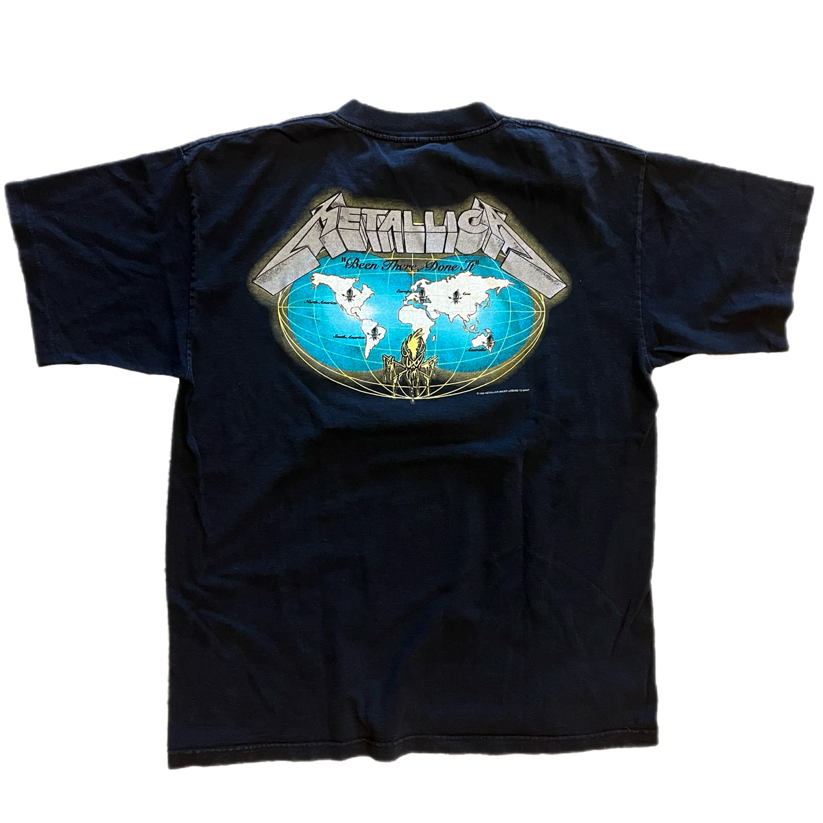 Vintage Metallica &quot;Been There Done It&quot; &#39;94 Tour T-Shirt
