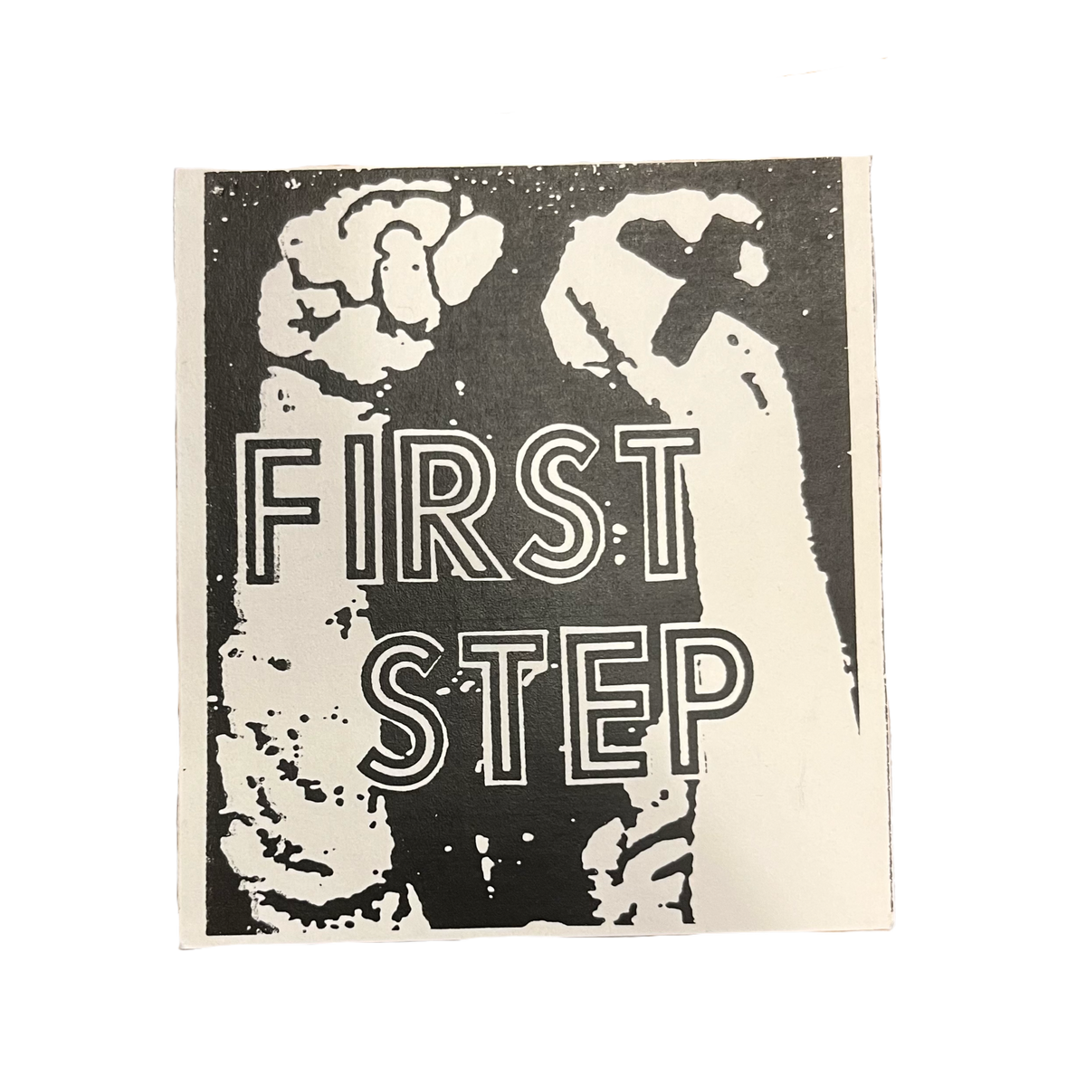 Vintage First Step &quot;Bellingham, WA&quot; Straight Edge Mactac Sticker