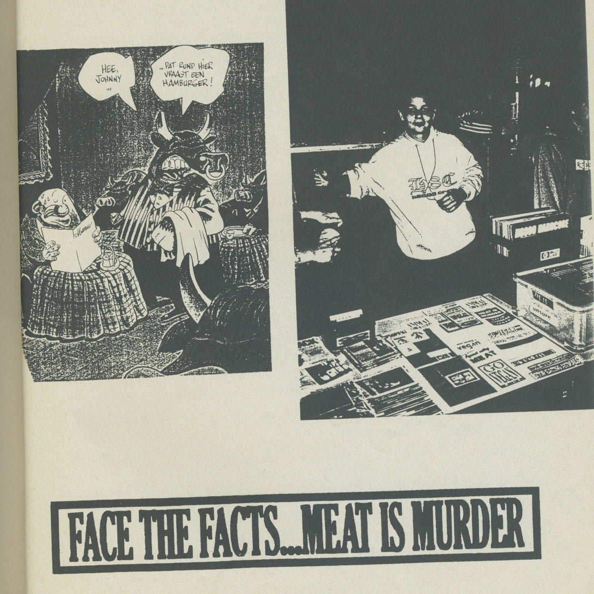 Vintage 213 &quot;Straight Edge Hardcore H8000&quot; Fanzine Issue #1