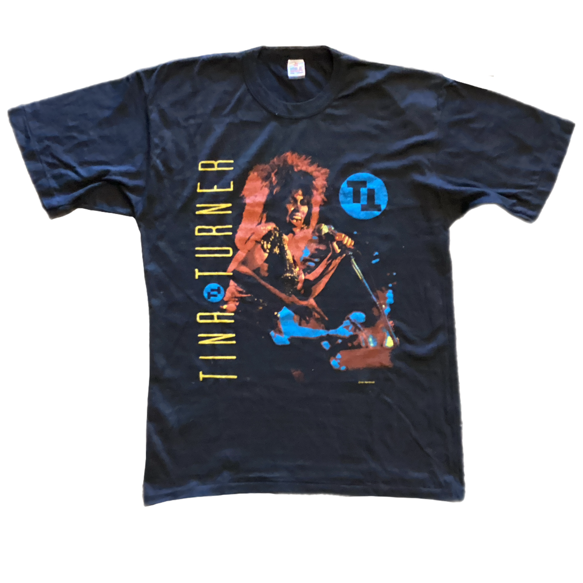 Vintage Tina Turner "Private Dancer" Tour Of Europe '85 T-Shirt