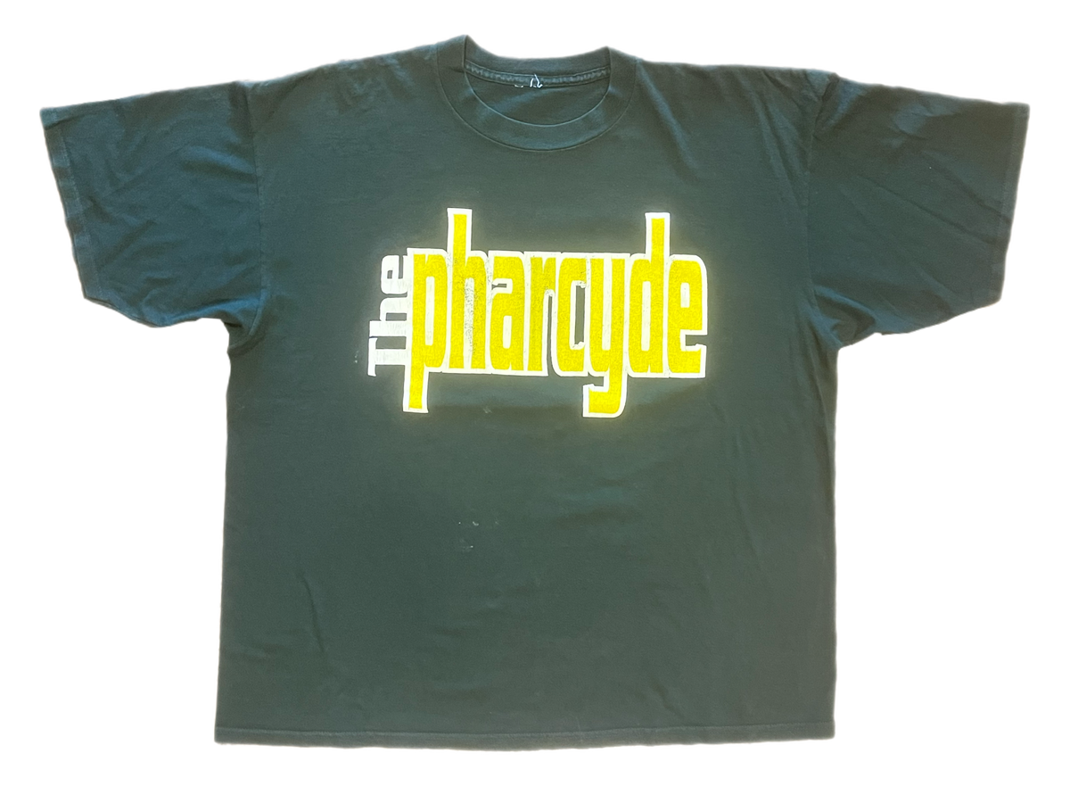 Vintage The Pharcyde "Labcabincalifornia" Suave Management Forest Green Promotional T-Shirt - jointcustodydc