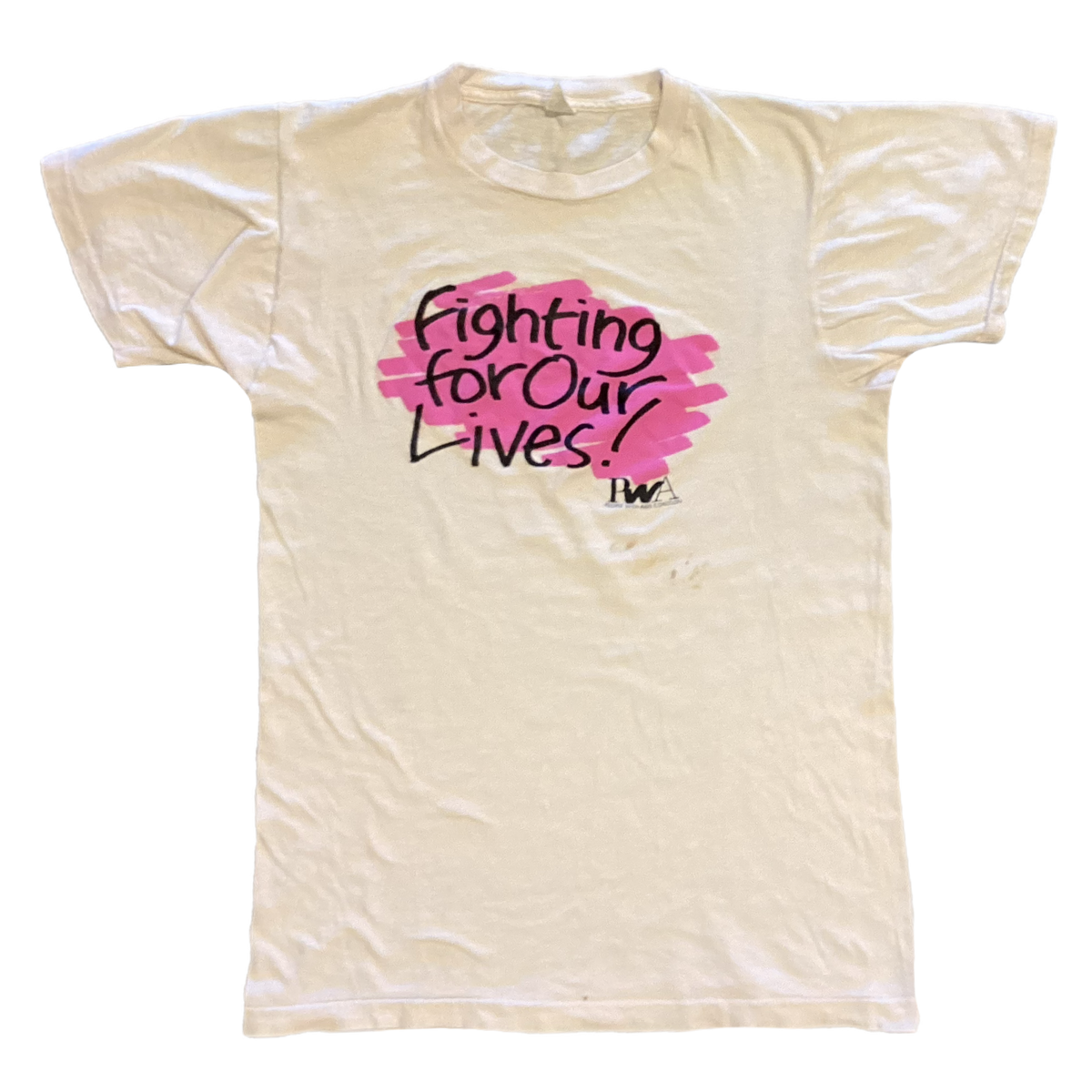 Vintage People With Aids Coalition &quot;Fighting For Our Lives!&quot; T-Shirt
