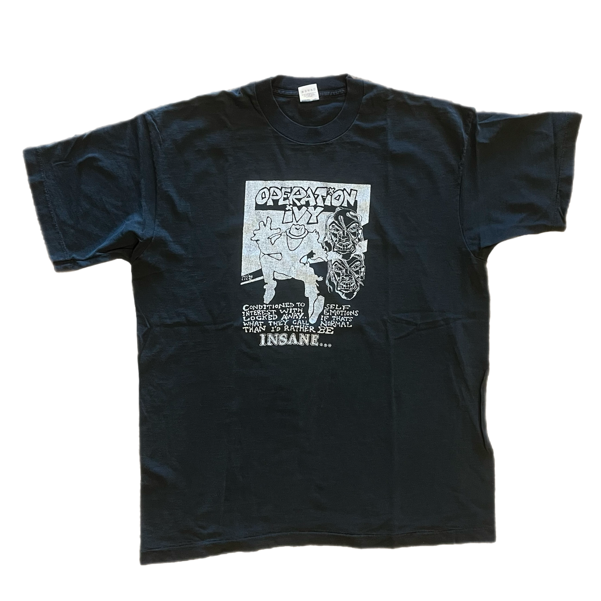 Vintage Operation Ivy &quot;Hectic E.P.&quot; Lookout! Records T-Shirt
