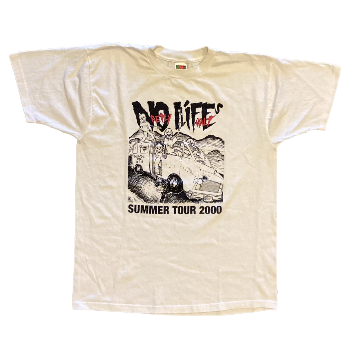 Vintage No Reply Life's Halt "Summer Tour 2000" T-Shirt