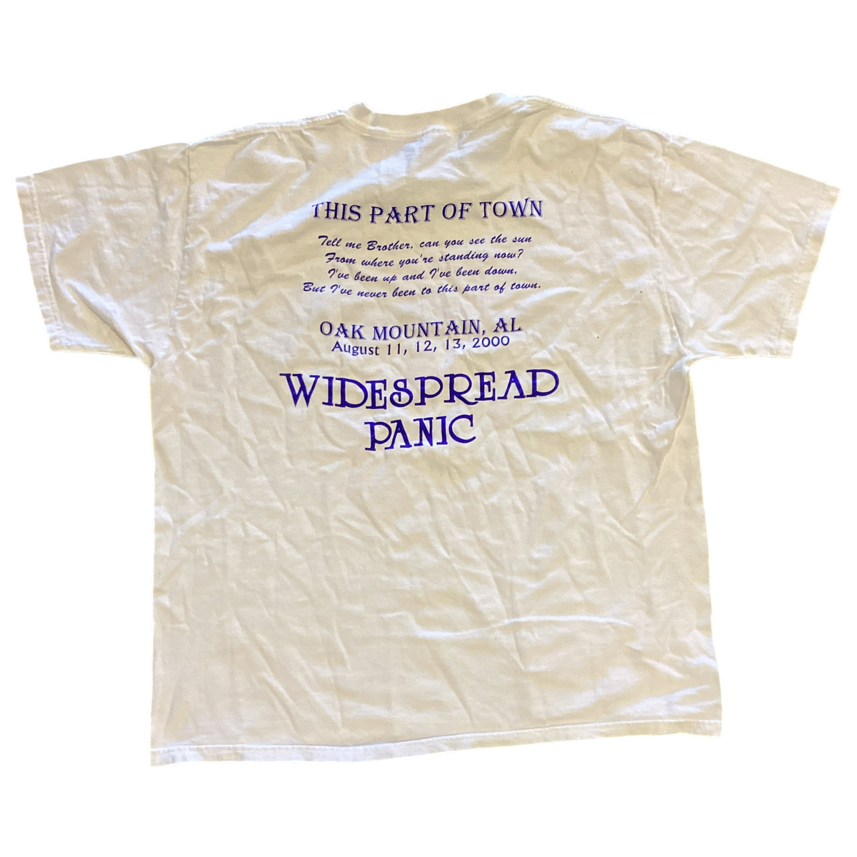 Vintage Widespread Panic "Got Mikey?" Oak Mountain, AL '00 T-Shirt - jointcustodydc
