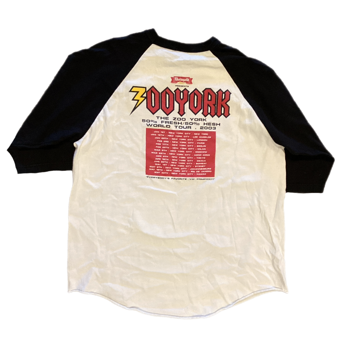 Vintage Zoo York "50% Fresh 50% Hesh" Tour Shirt - jointcustodydc
