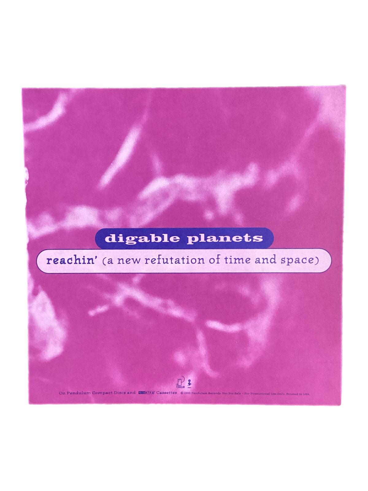 Vintage Digable Planets "Reachin' (A New Refutation Of Time And Space)" Promo Flat
