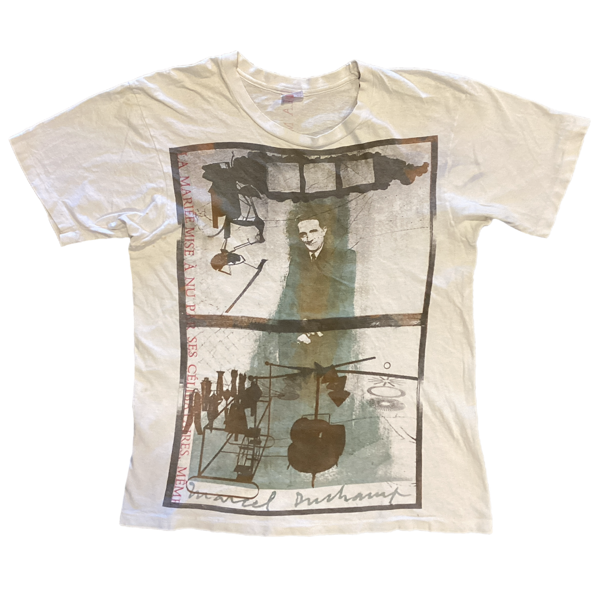 Vintage Marcel Duchamp "The Bride Stripped Bare By Her Bachelors, Even" '80s T-Shirt