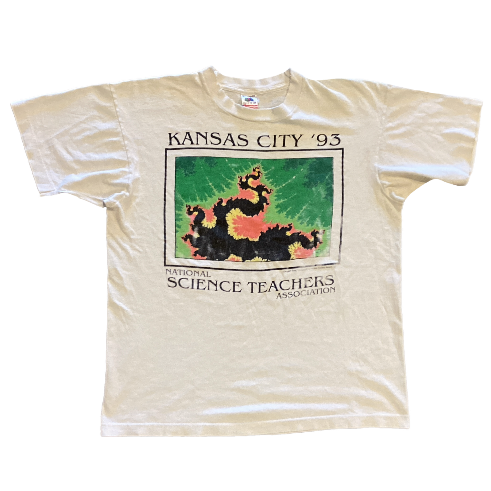 Vintage Robert Azank "National Science Teachers Association" Kansas City '93 Fractal T-Shirt - jointcustodydc