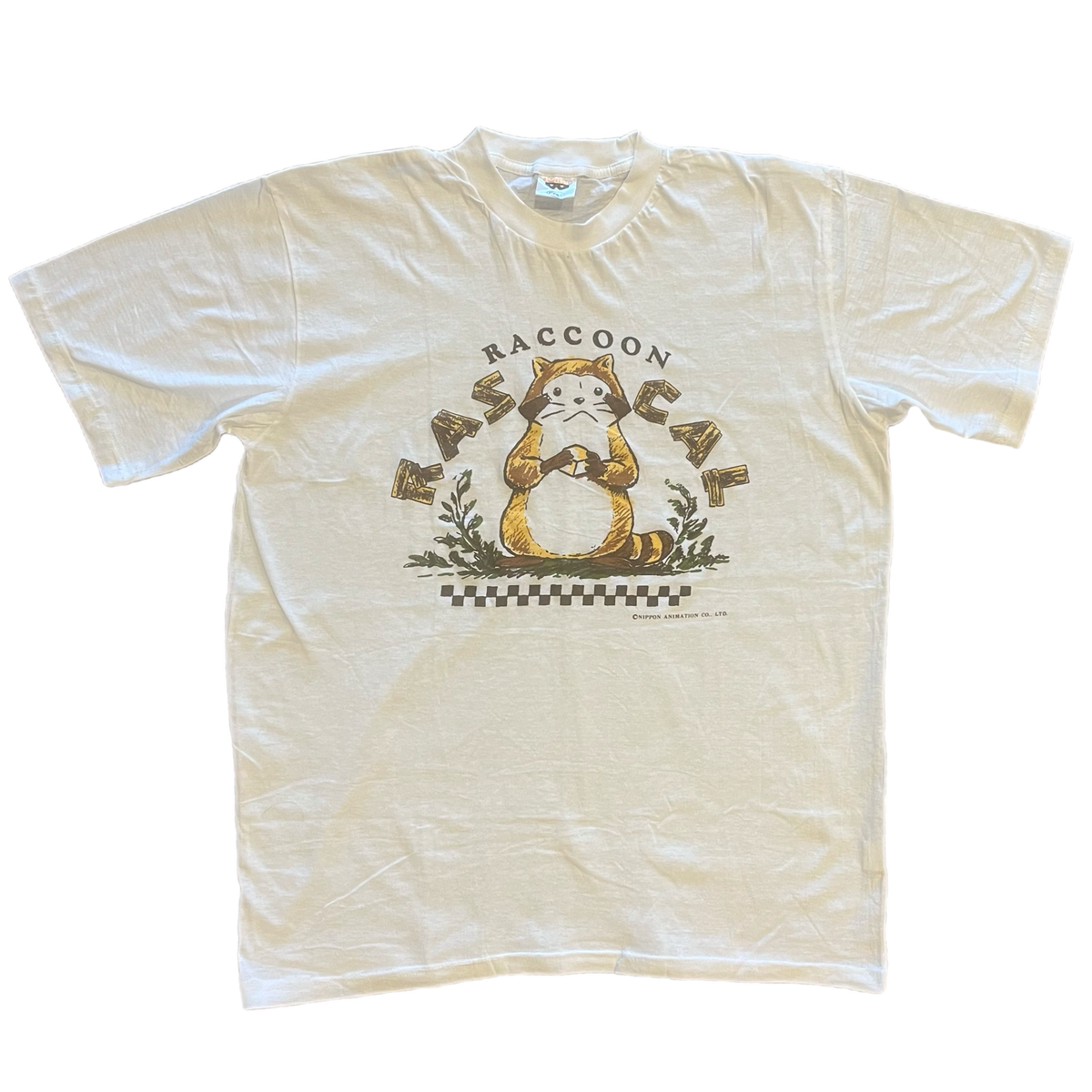 Vintage Rascal The Raccoon &quot;Nippon Animation&quot; Promotional T-Shirt