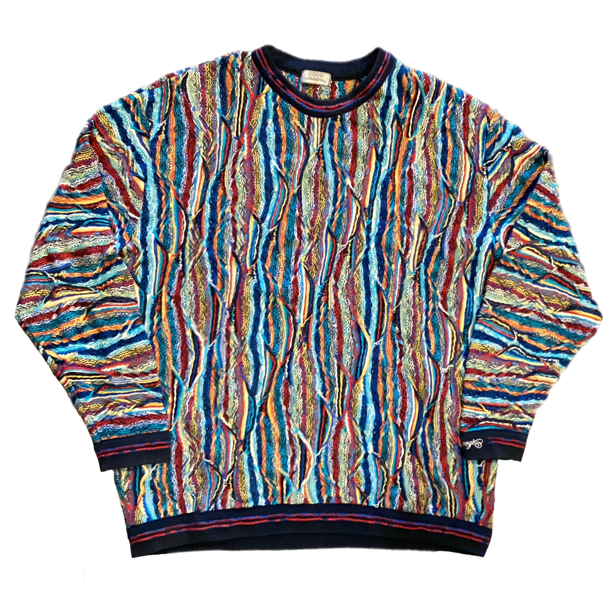 Vintage Coogi Australia "Multicolor" Knit Sweater