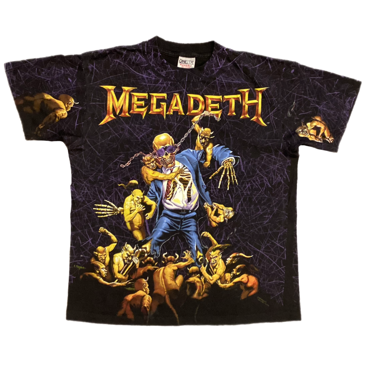 Vintage Megadeth "AOP" '91 T-Shirt