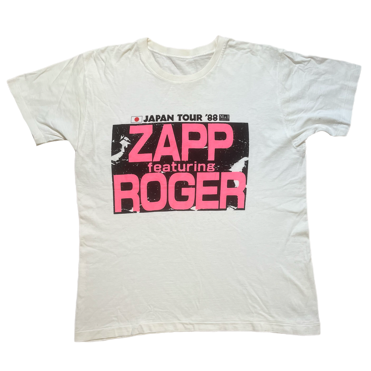 Vintage Zapp Featuring Roger &quot;Japan &#39;88&quot; Tour T-Shirt
