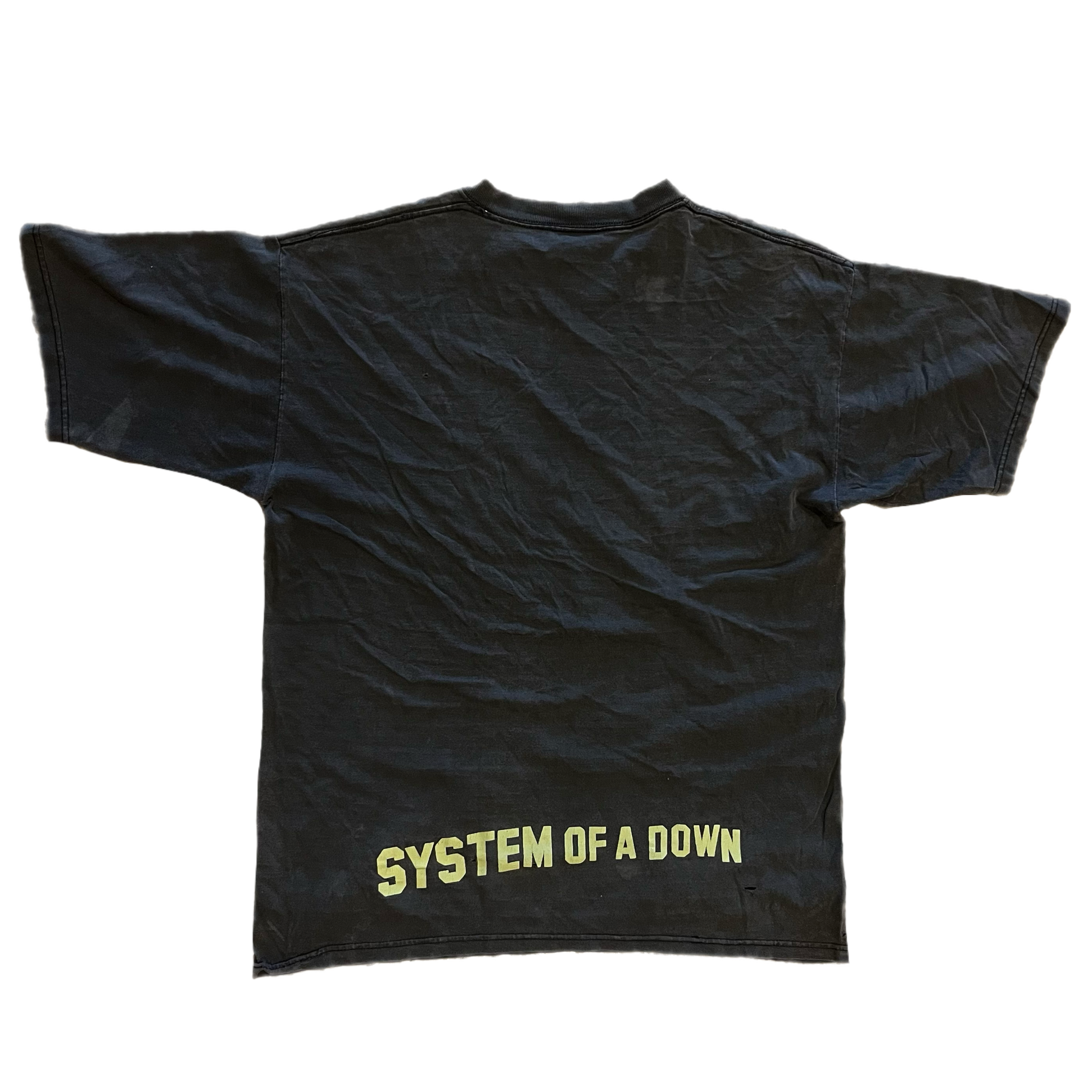 Vintage Style System of a Down Toxicity Graphic Rock Band T