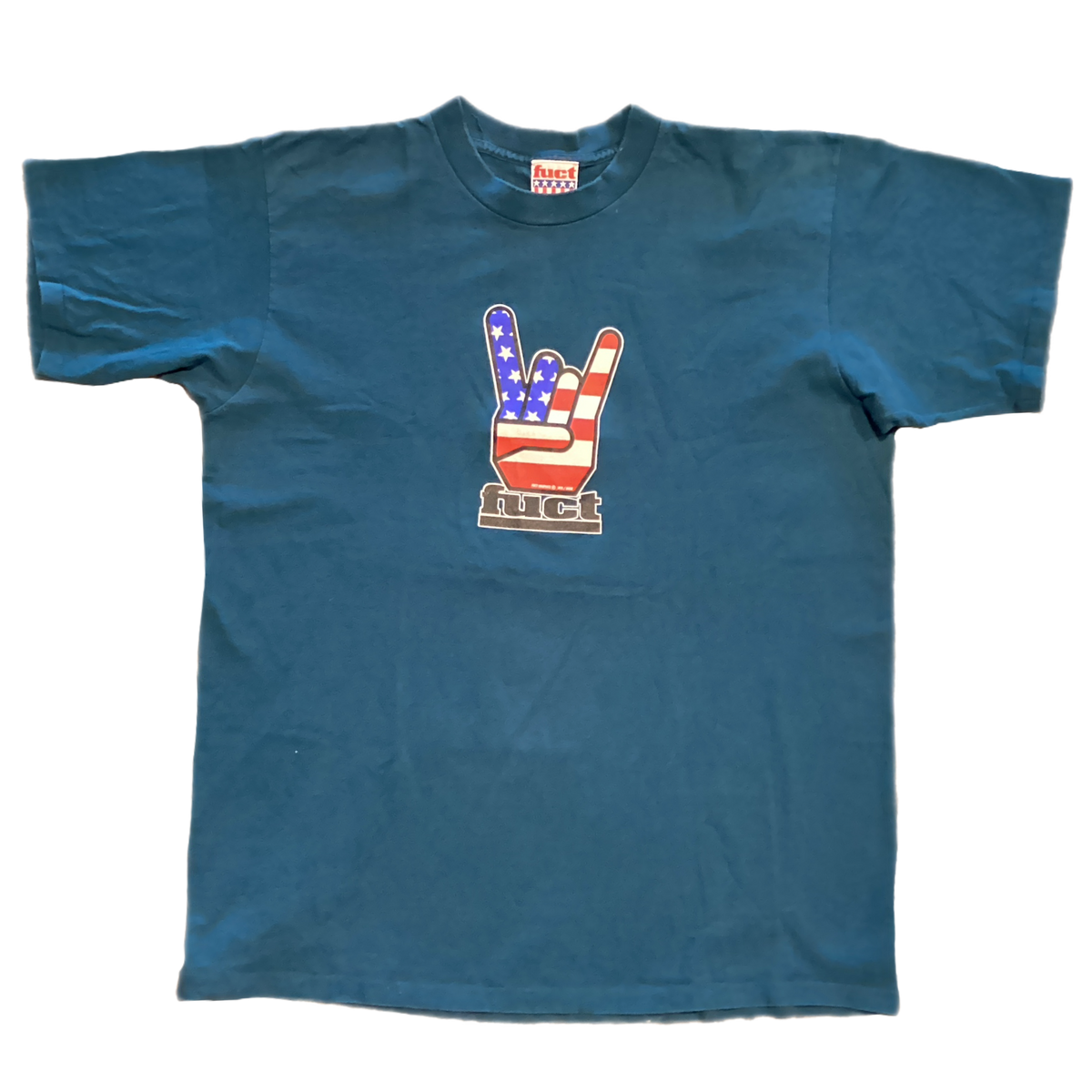 Vintage FUCT "FUCT Graphics" American Flag T-Shirt - jointcustodydc