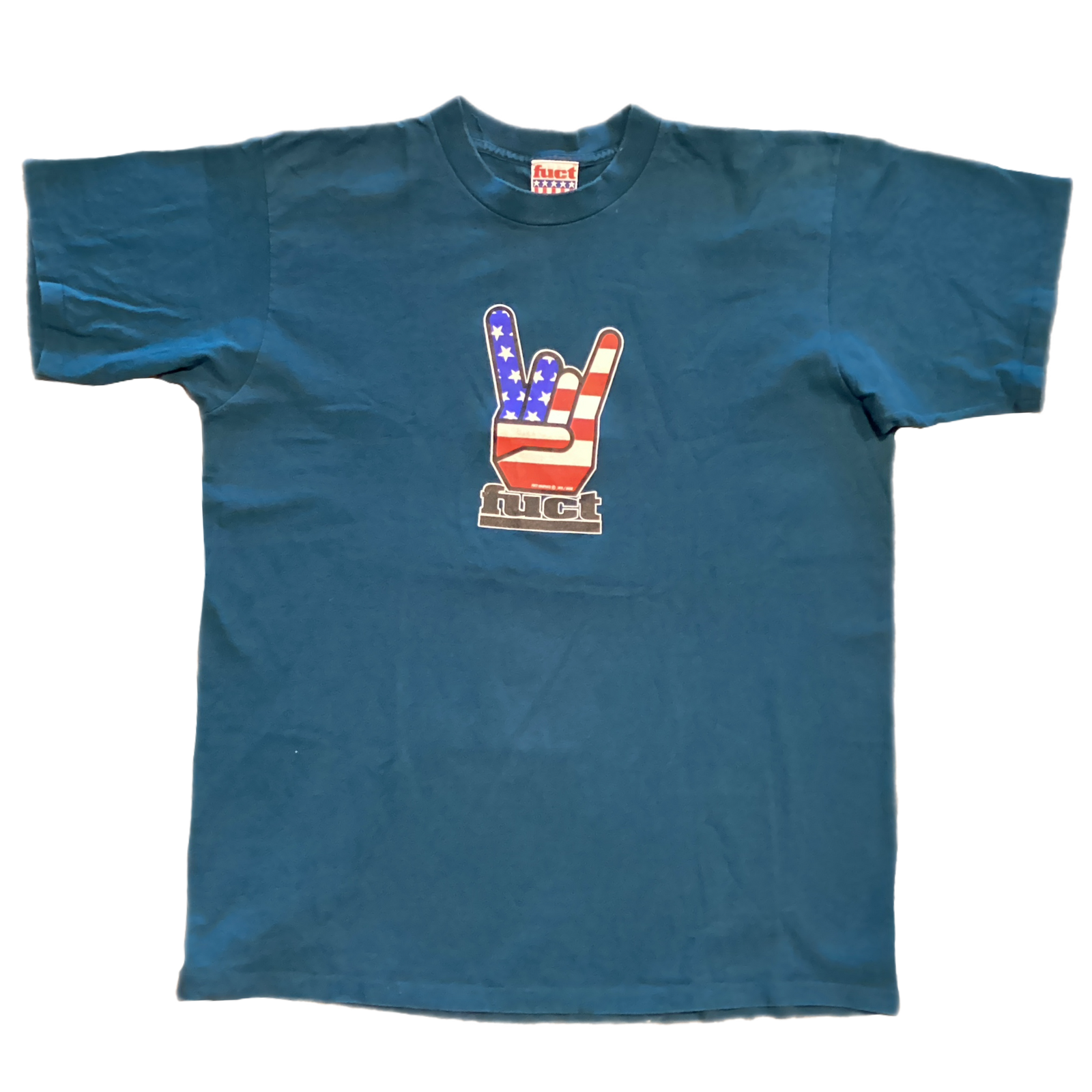 Vintage FUCT "FUCT Graphics" American Flag T-Shirt - jointcustodydc