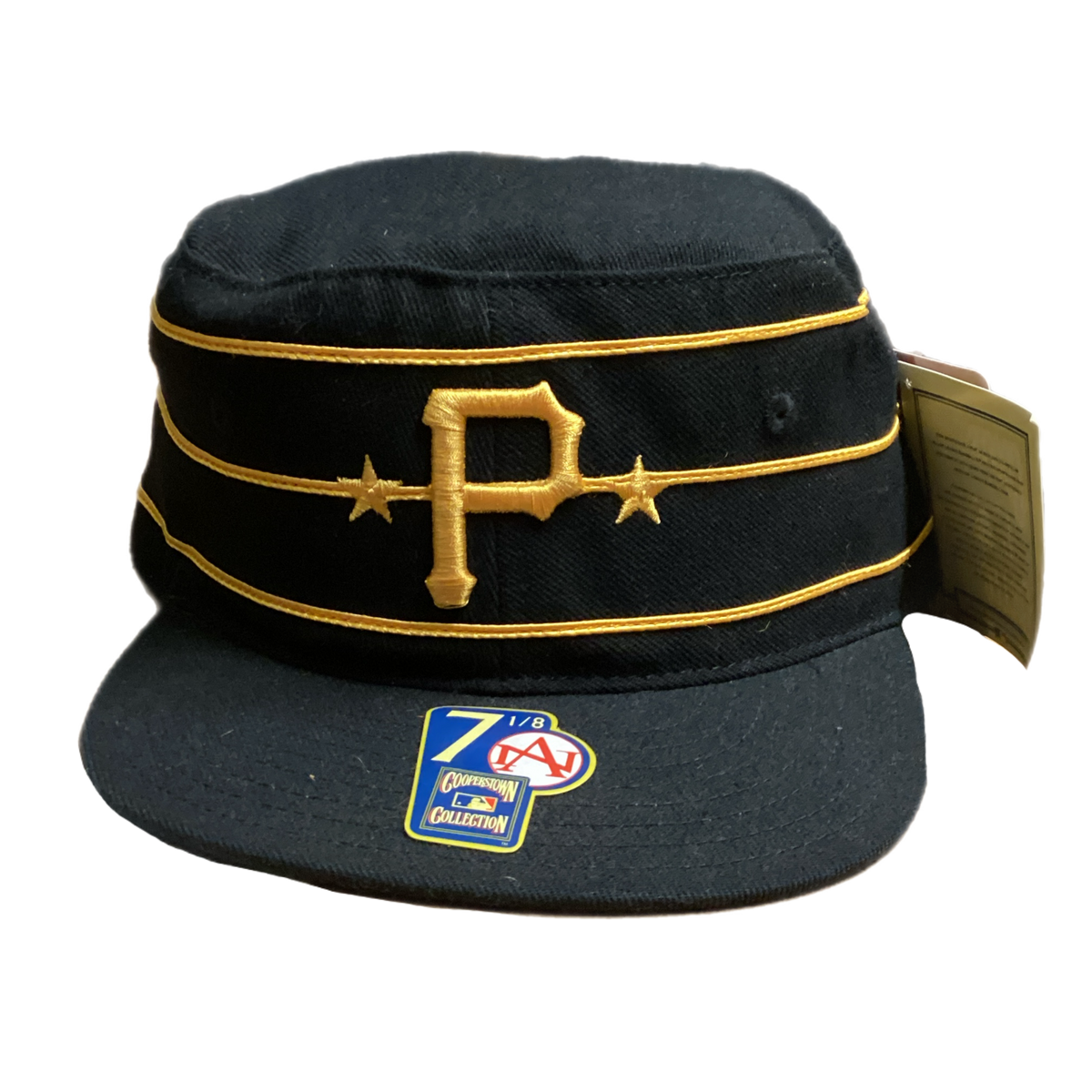 Vintage Pittsburgh Pirates "American Needle" 7 1/8 Pillbox Cooperstown USA Hat - jointcustodydc