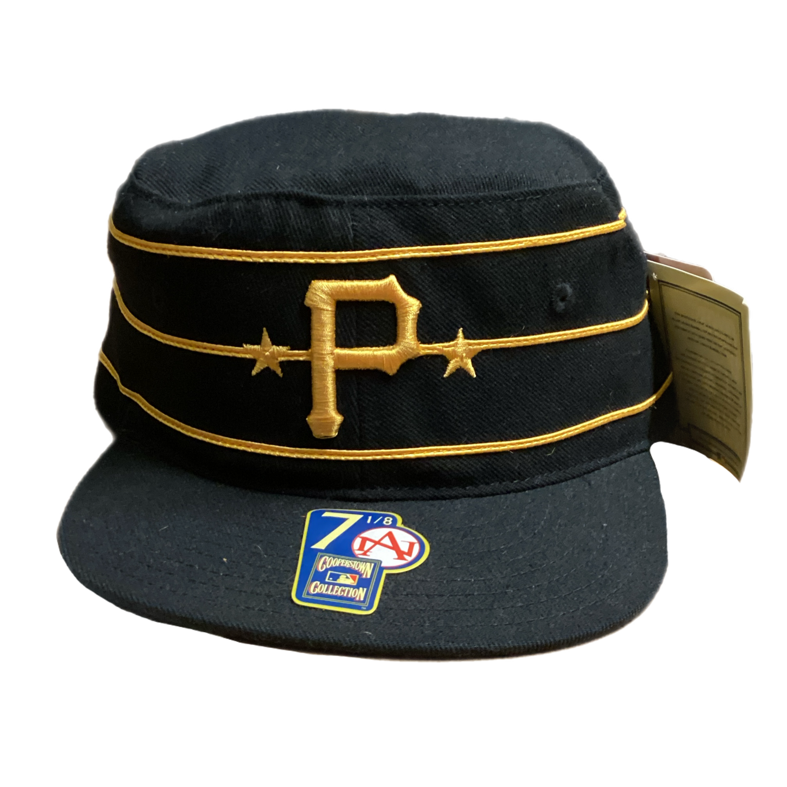 Vintage Pittsburgh Pirates "American Needle" 7 1/8 Pillbox Cooperstown USA Hat - jointcustodydc