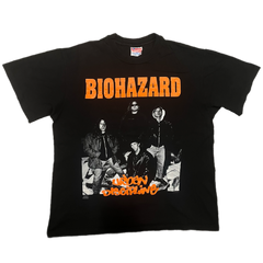 Hanes BIOHAZARD DOWN FOR LIFE Tシャツ　USA製 Hanes BIOHAZARD DOWN FOR LIFE Tシャツ USA製 - メルカリ