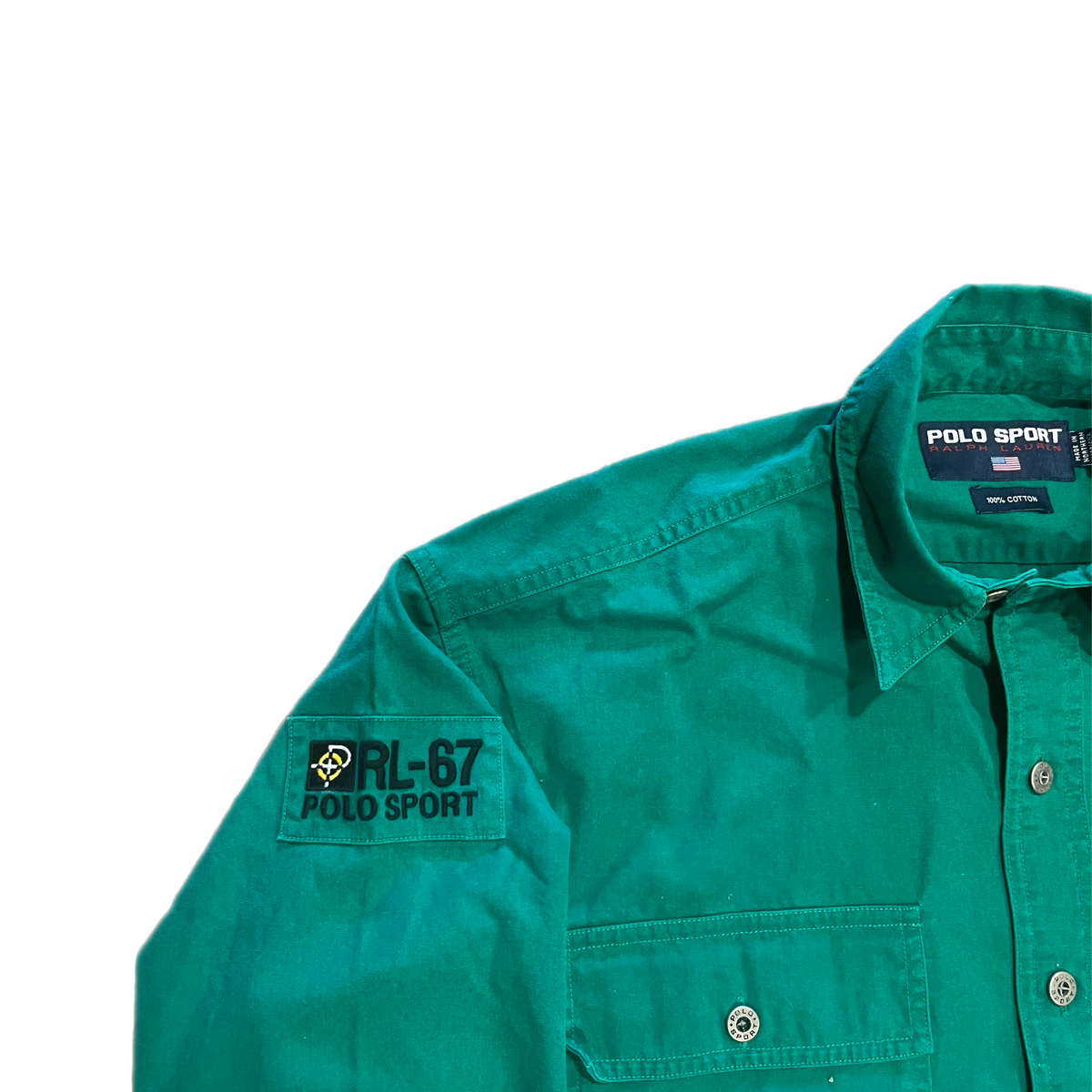 Vintage Polo Sport &quot;RL-67&quot; Button Up
