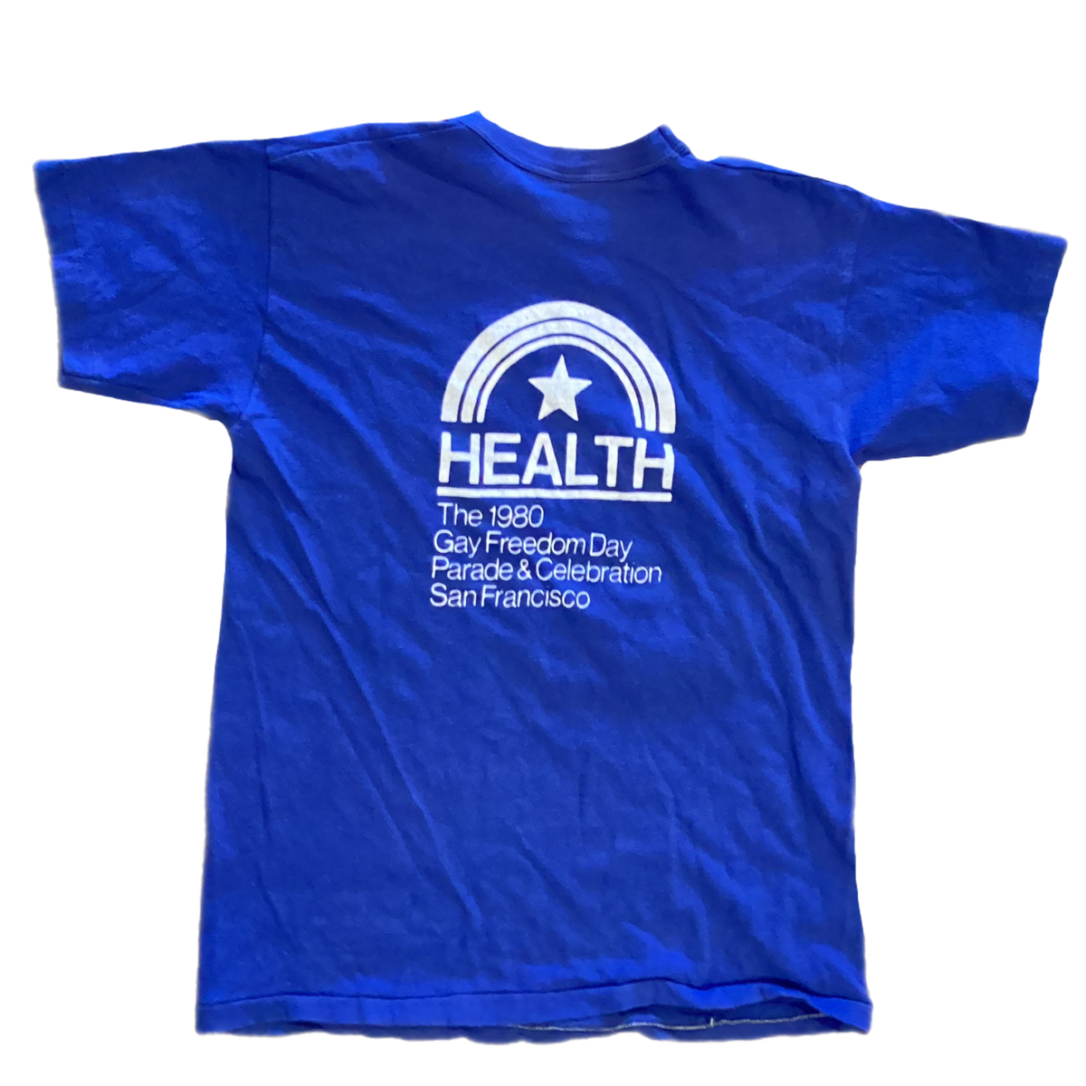 Vintage HEALTH &#39;80 &quot;Gay Freedom Day Parade&quot; T-Shirt