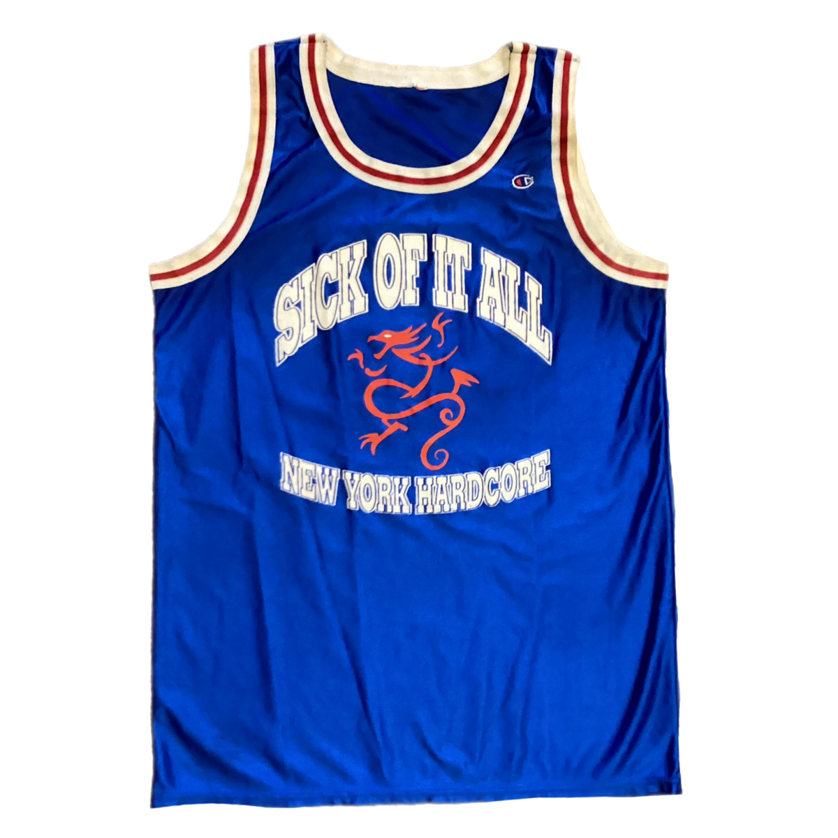 Vintage Sick Of It All "Champion" Basketball Jersey
