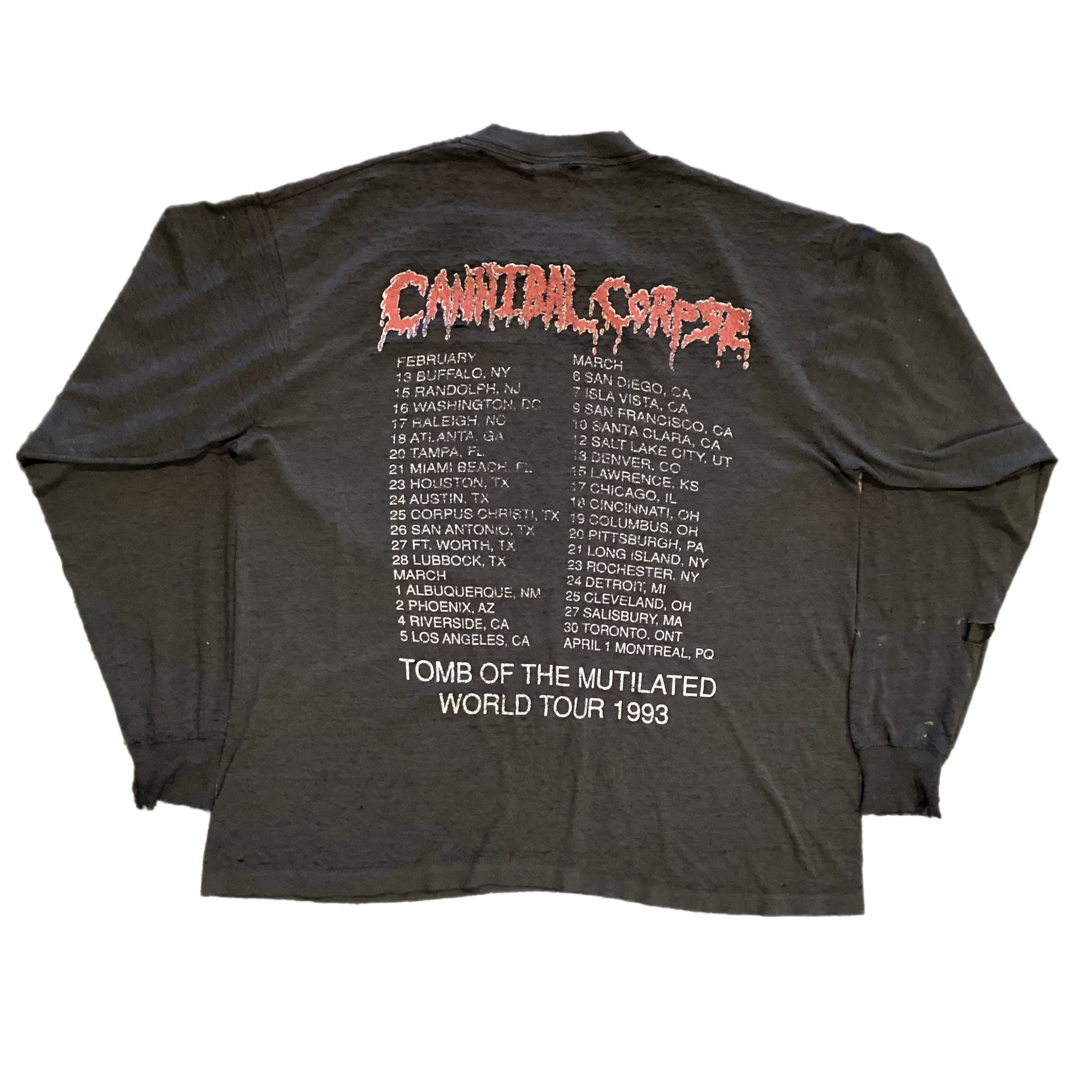 Vintage Cannibal Corpse 