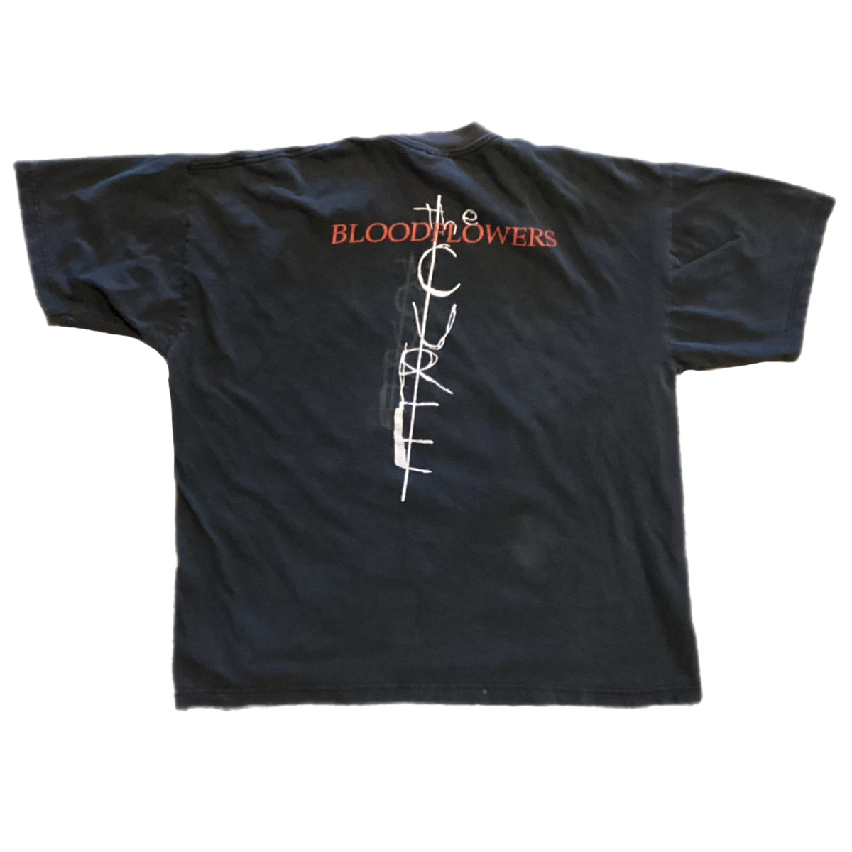 Vintage The Cure "Blood Flowers" V-Neck T-Shirt - jointcustodydc
