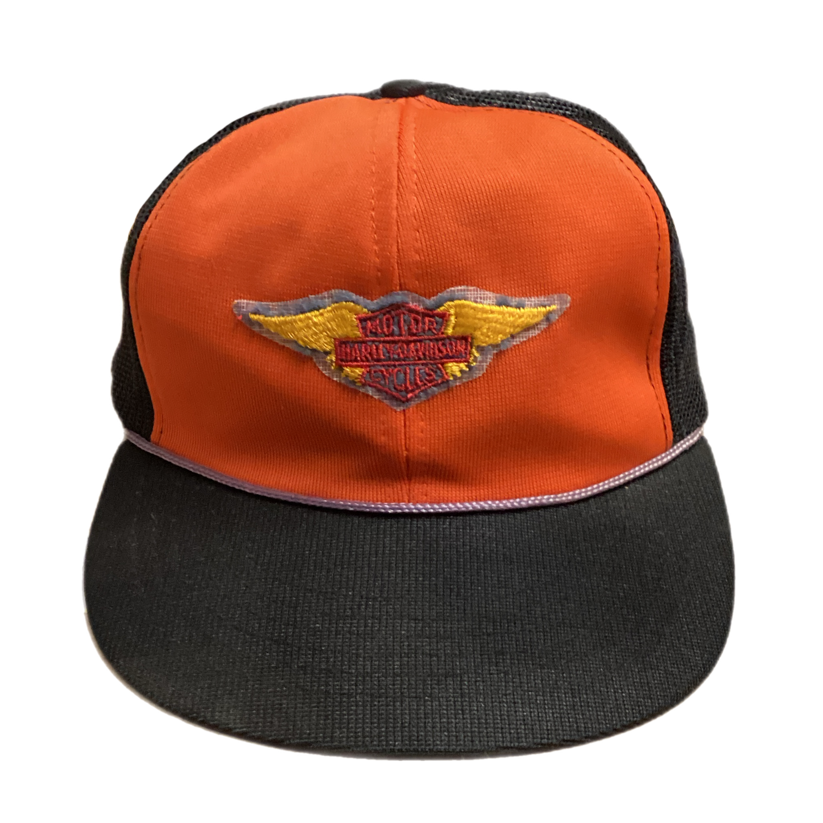Vintage Harley-Davidson "Wings" Rope Trucker Hat - jointcustodydc