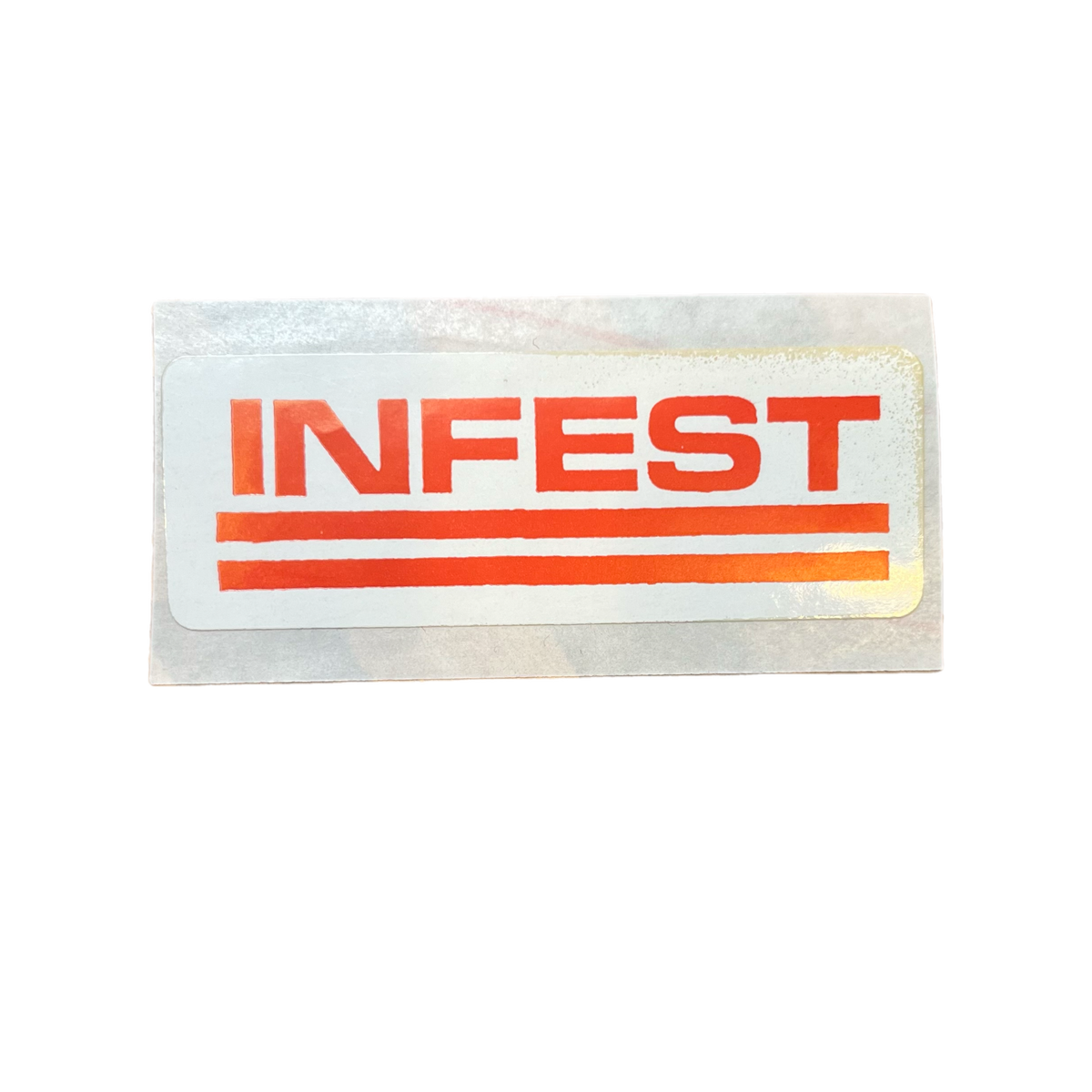 Vintage Infest &quot;Powerviolence&quot; Label Sticker