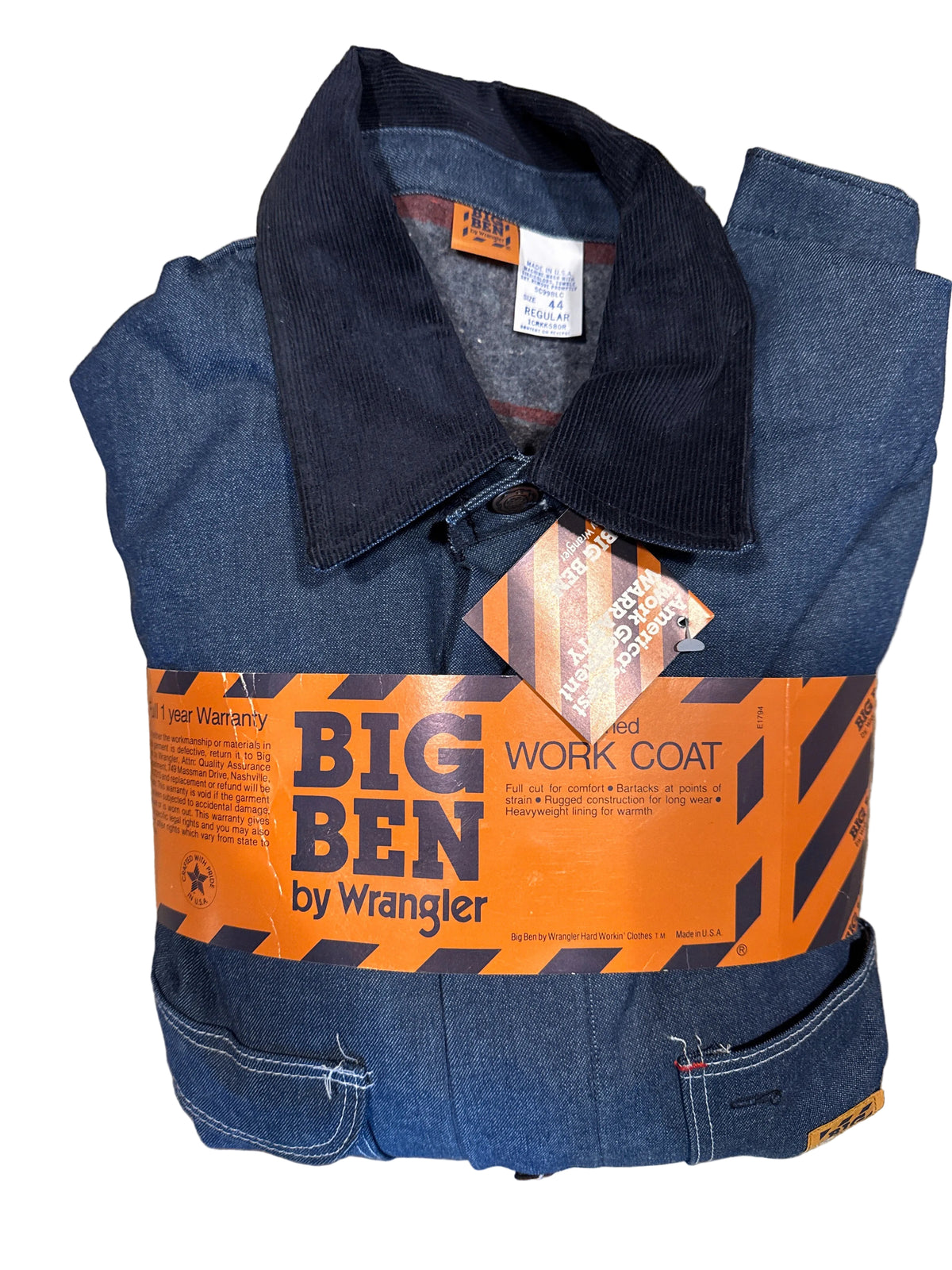 Vintage Deadstock Wrangler “Big Ben” Chore Coat