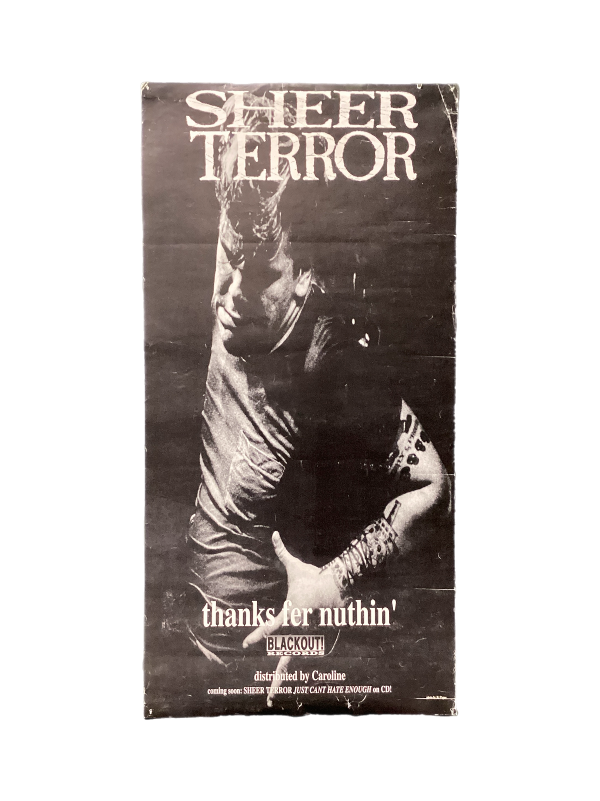 Vintage Sheer Terror "Thanks Fer Nuthin'" 2-Sided Poster