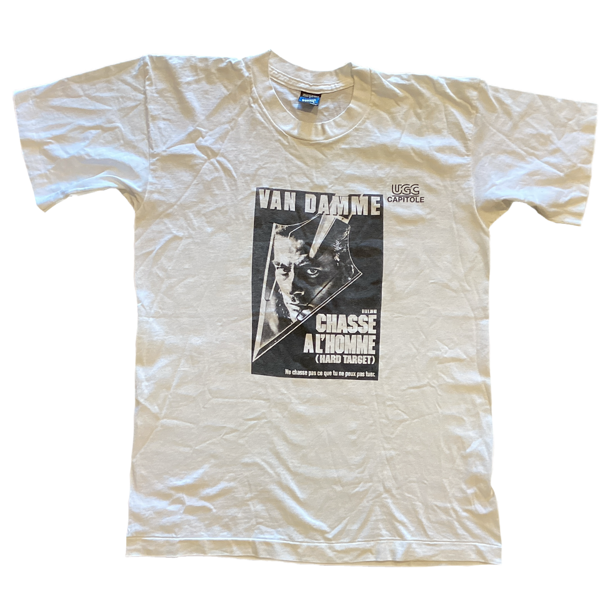 Vintage Hard Target "Van Damme" French Promo T-Shirt - jointcustodydc
