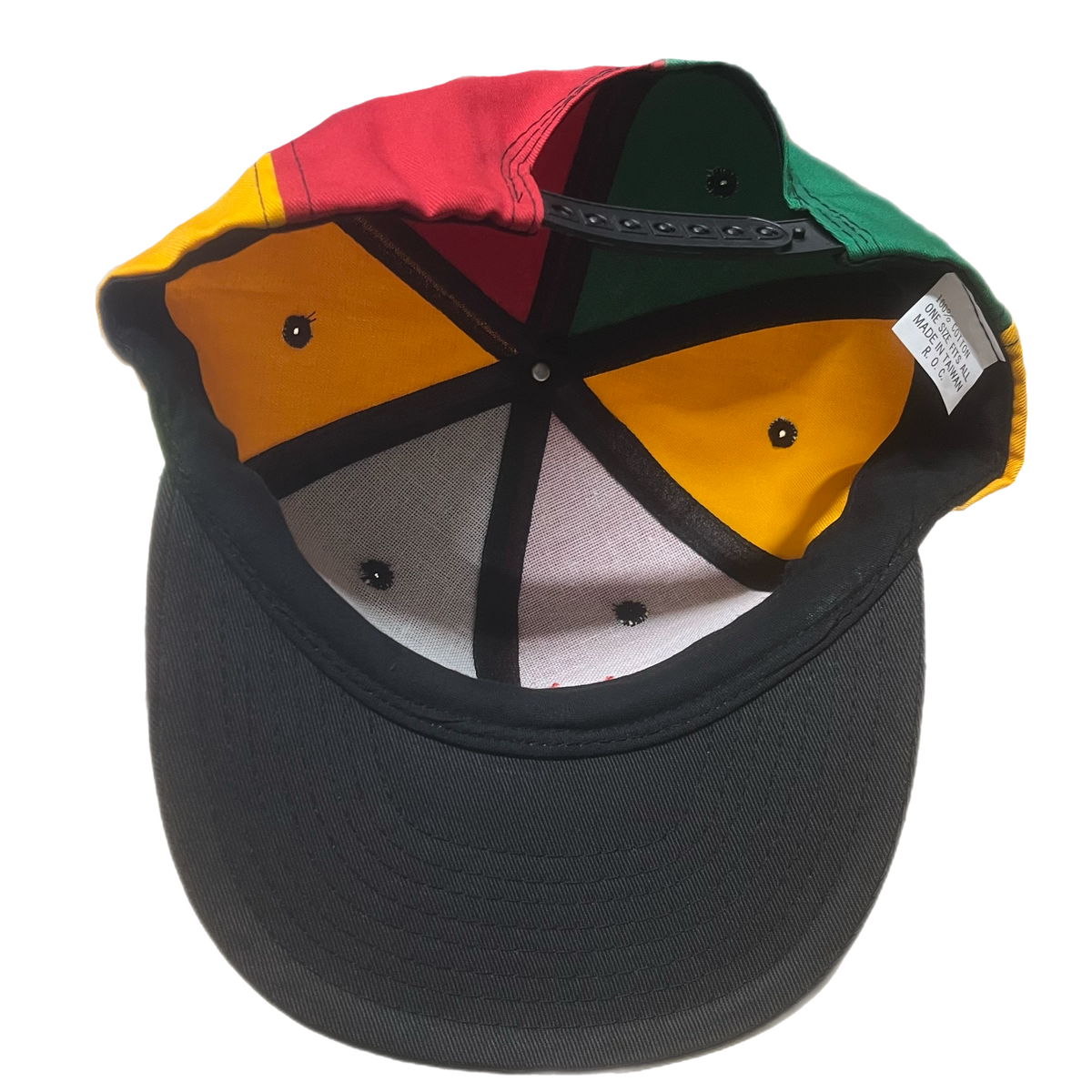 Vintage Lion Of Judah &quot;Colorblock&quot; &#39;90s Snapback Hat