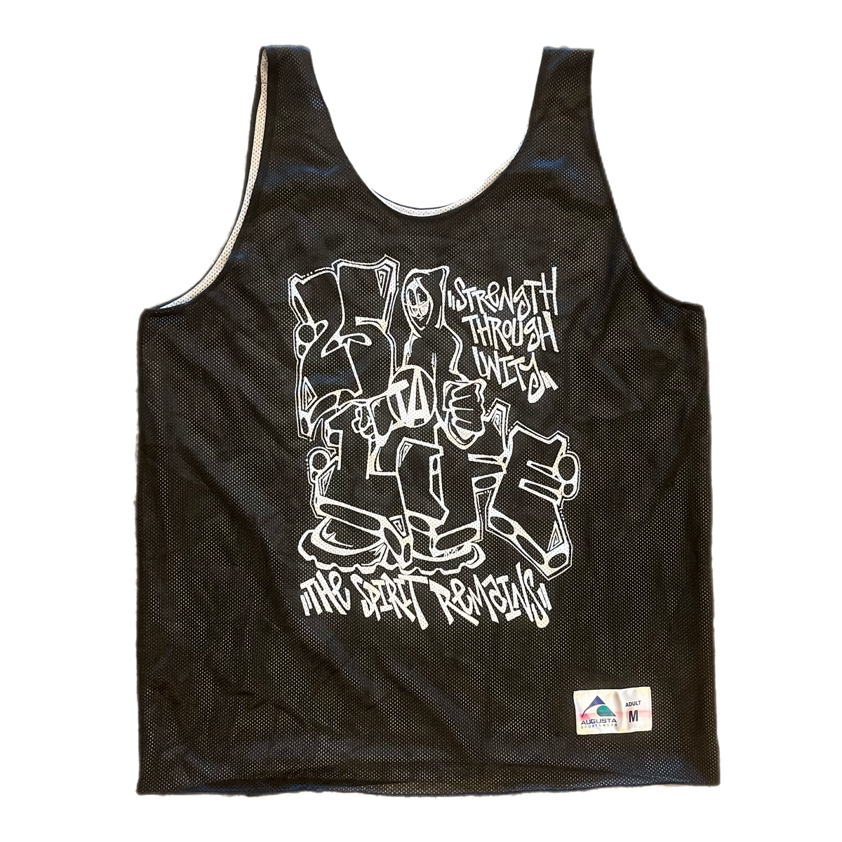 Vintage 25 Ta Life &quot;Strength Through Unity&quot; Mesh Basketball Jersey