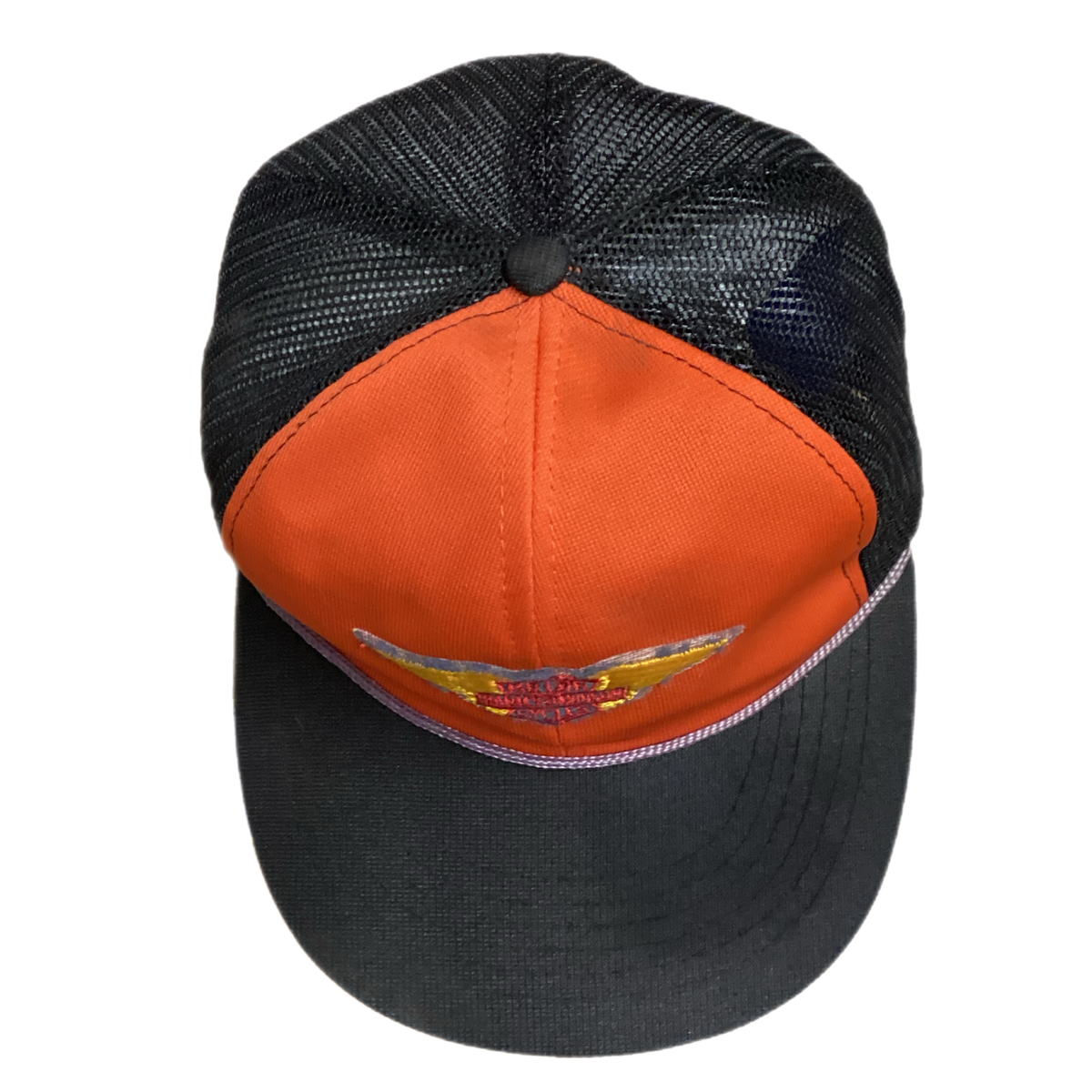 Vintage Harley-Davidson "Wings" Rope Trucker Hat - jointcustodydc