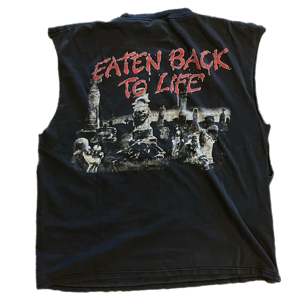 Vintage Cannibal Corpse &quot;Eaten Back To Life&quot; Sleeveless Shirt
