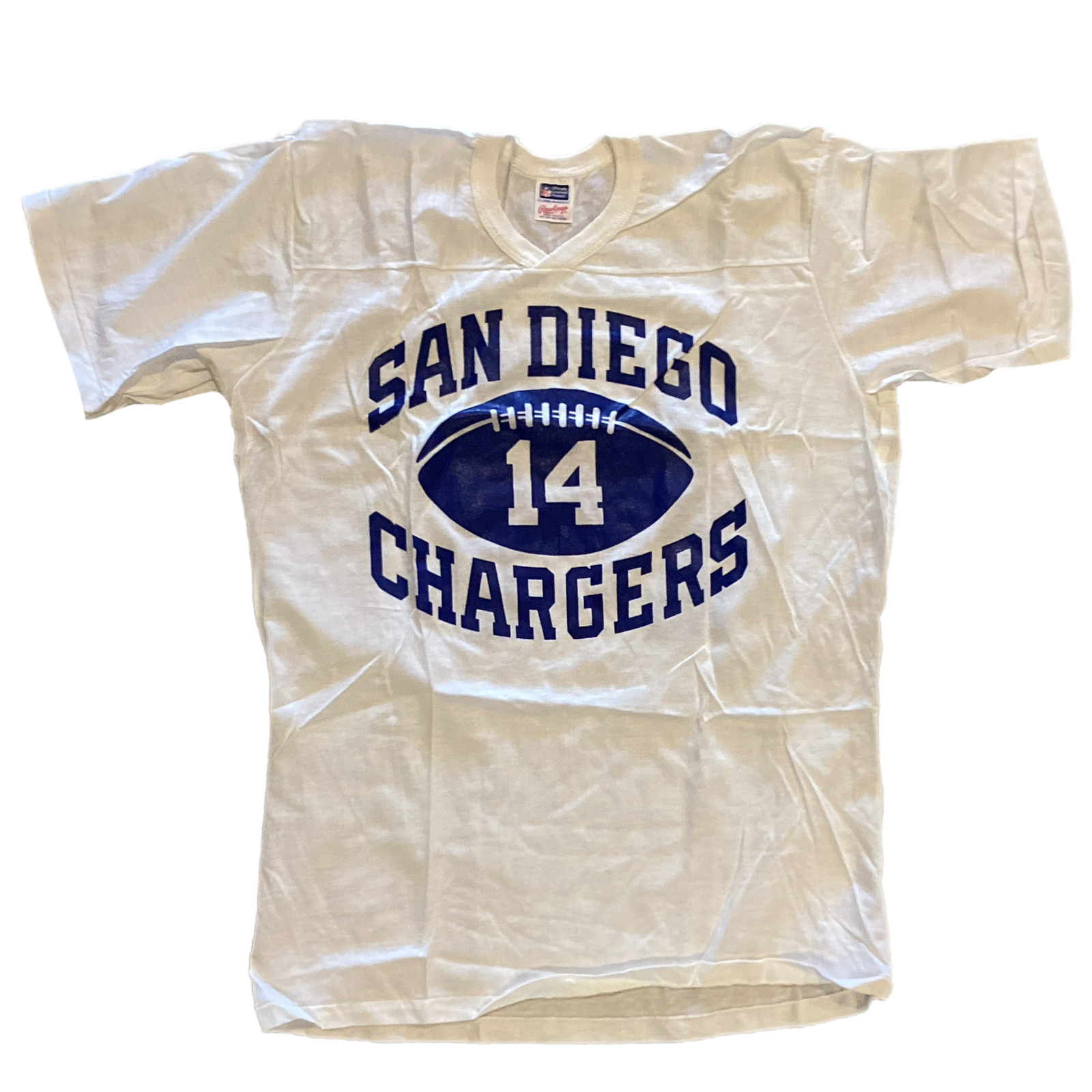 Vintage San Diego Chargers "Rawlings" #14 Deadstock Practice Jersey - jointcustodydc
