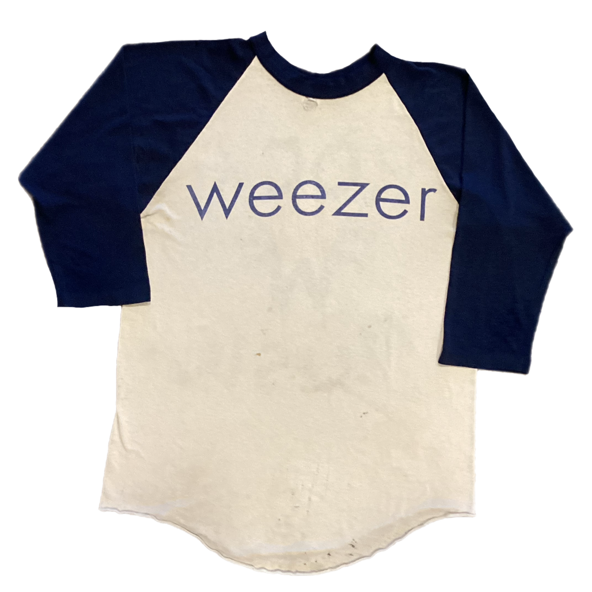 Vintage Weezer &quot;Rock Music&quot; &#39;94 Raglan Baseball Shirt