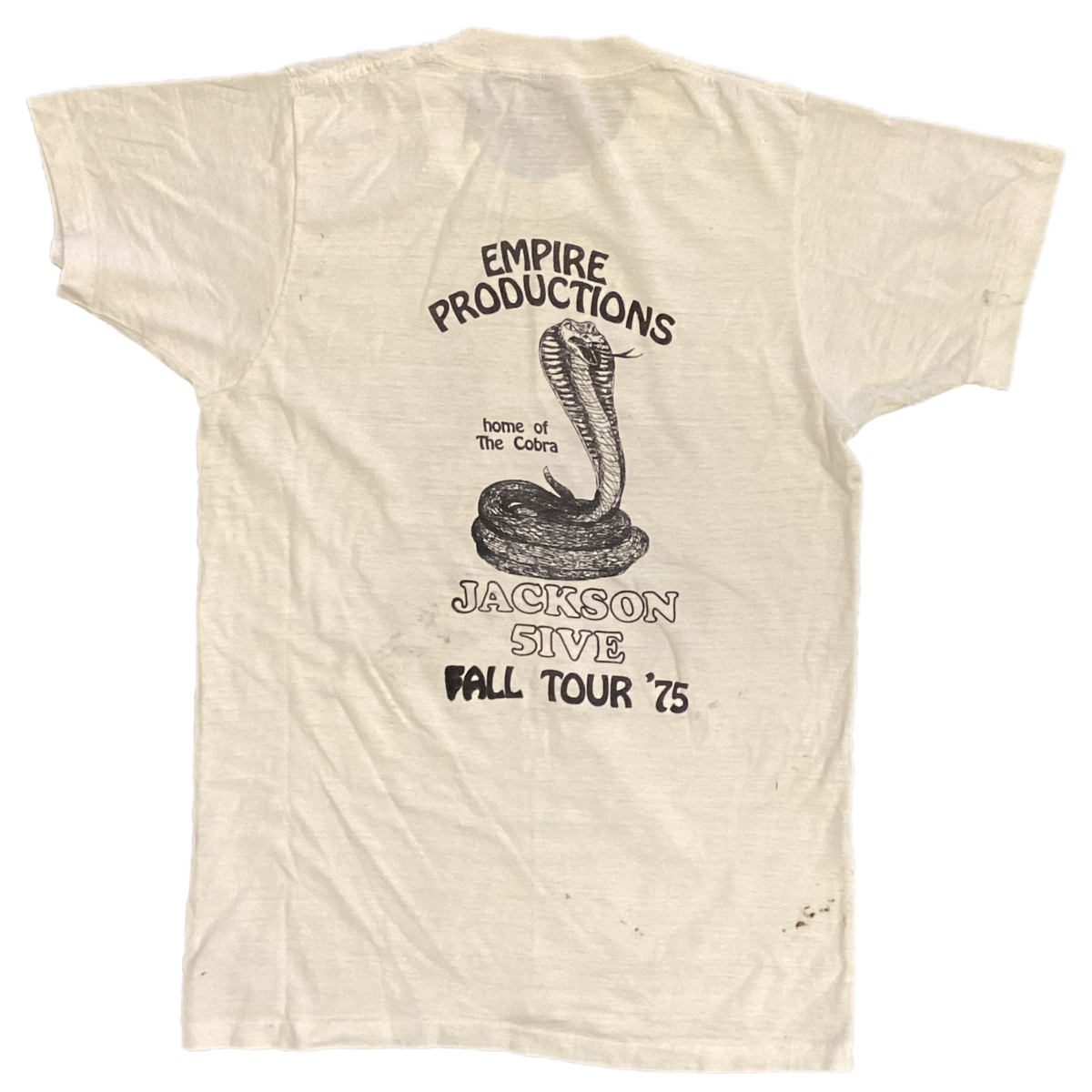 Vintage Jackson 5 T-Shirt "Empire Productions" Fall Tour "75 T-Shirt - jointcustodydc
