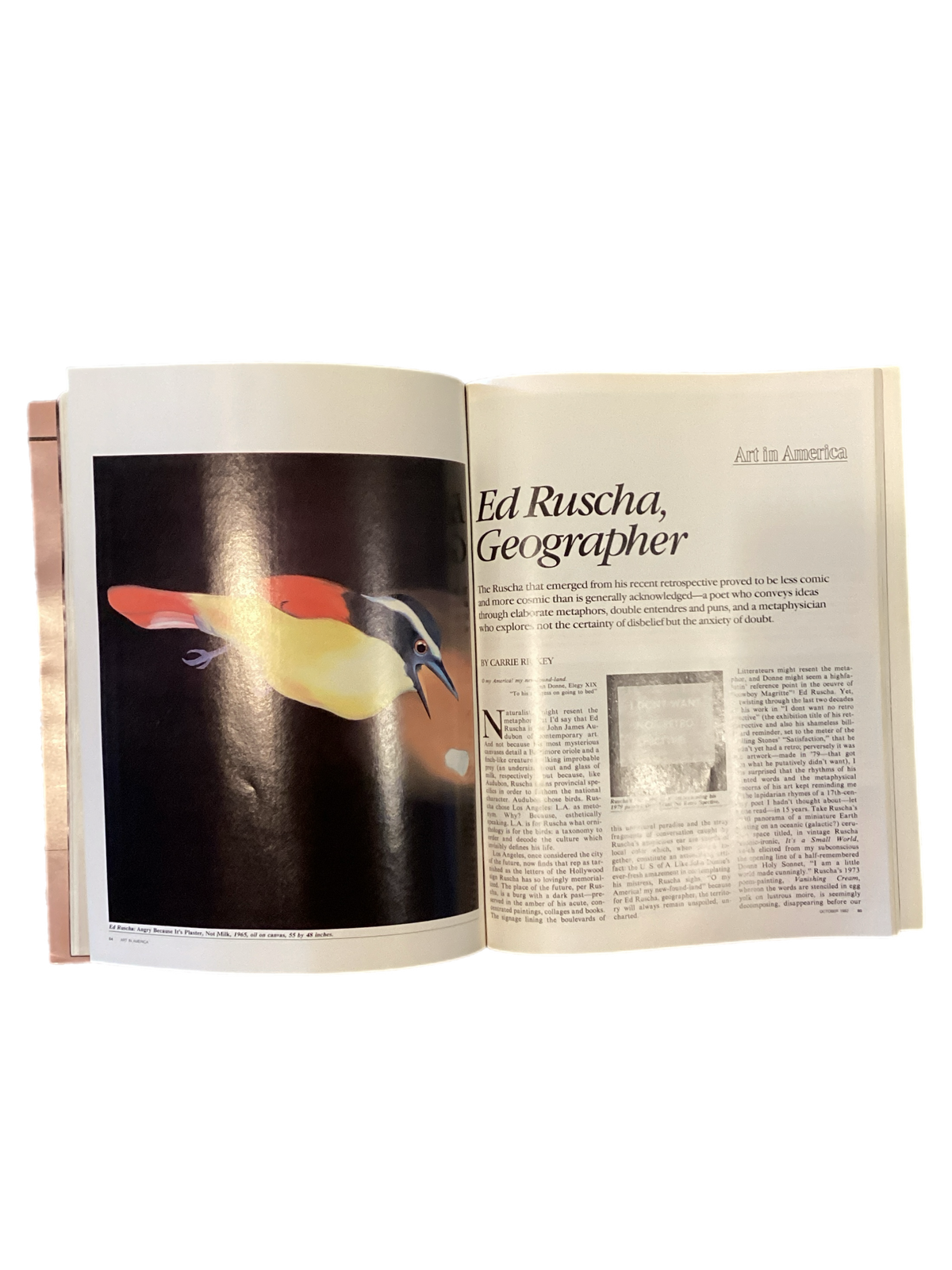 Vintage Art in America Magazine "Ed Paschke/Graffiti Issue" October 1982