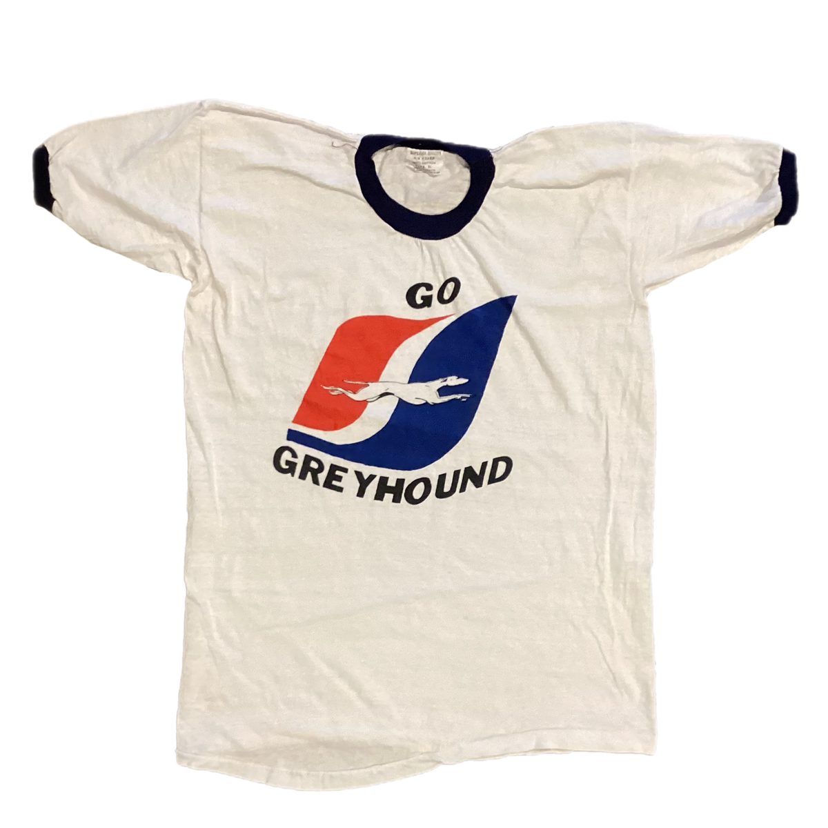 Vintage Go Greyhound &quot;Promotional&quot; Ringer Shirt