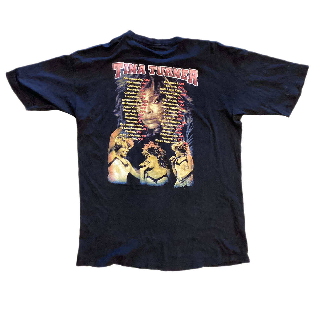 Vintage Tina Turner &quot;24/7&quot; Tour T-Shirt