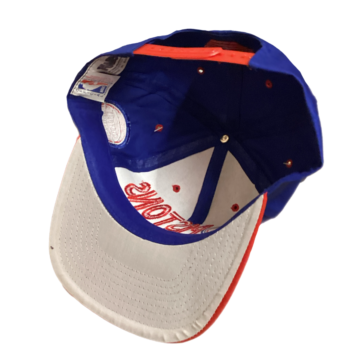 Vintage Detroit Pistons "Drew Pearson" NBA Snapback Hat - jointcustodydc