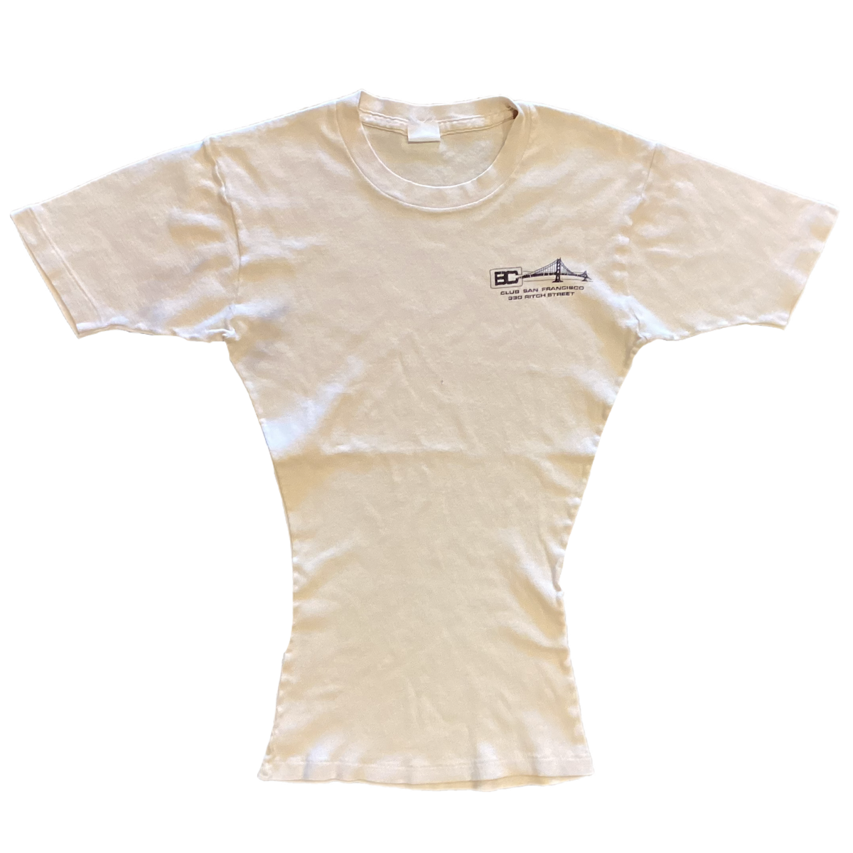 Vintage Club Baths Chain &quot;San Francisco&quot; &#39;80s Bath House Shirt