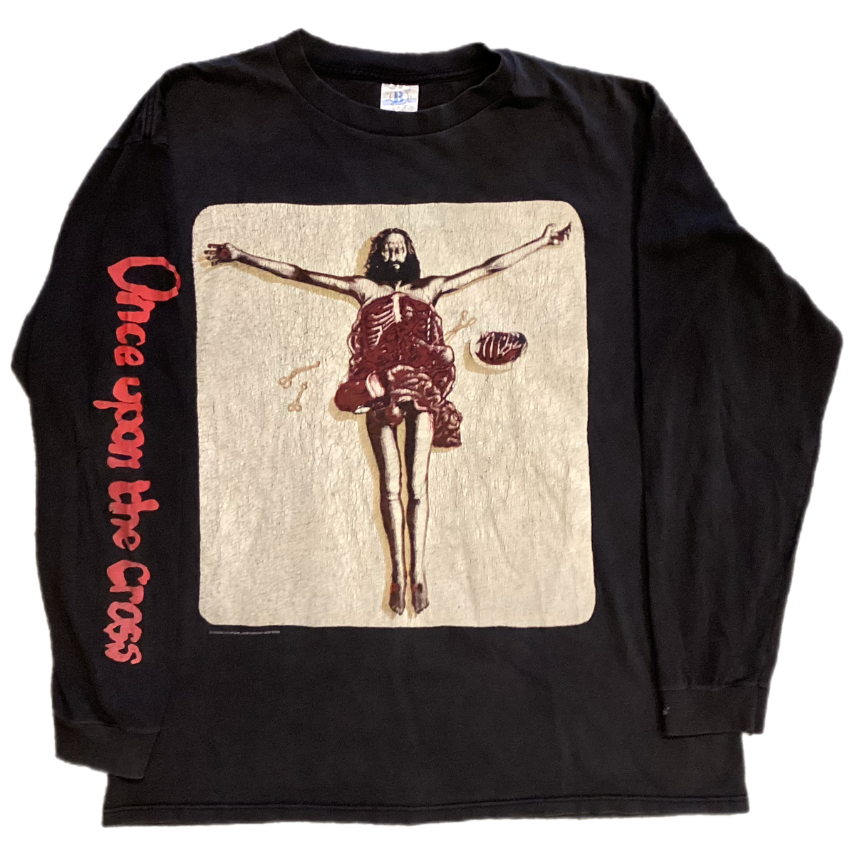 Vintage Deicide &quot;Once Upon The Cross&quot; Long Sleeve Shirt
