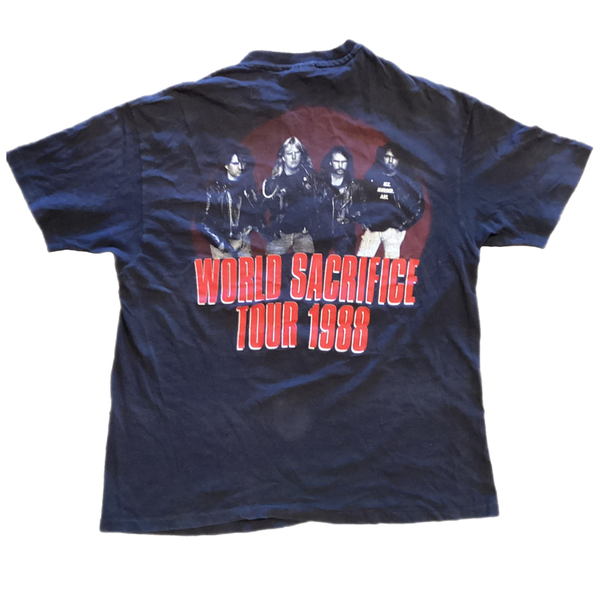 Vintage Slayer "World Sacrifice" '88 Tour T-Shirt - jointcustodydc